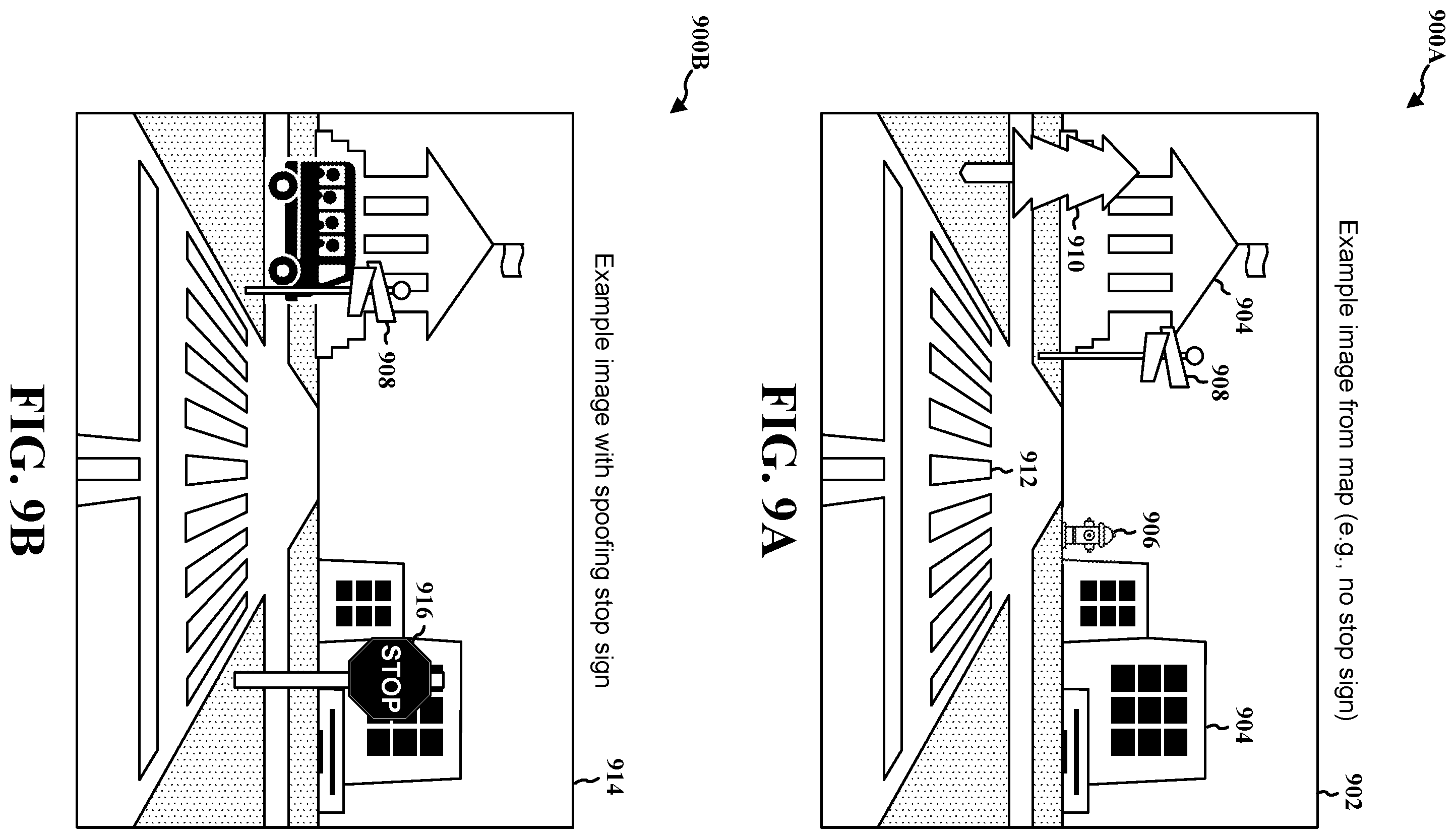 Patent US12361673 Figure 9 – Anti-spoofing in camera-aided location and perception
