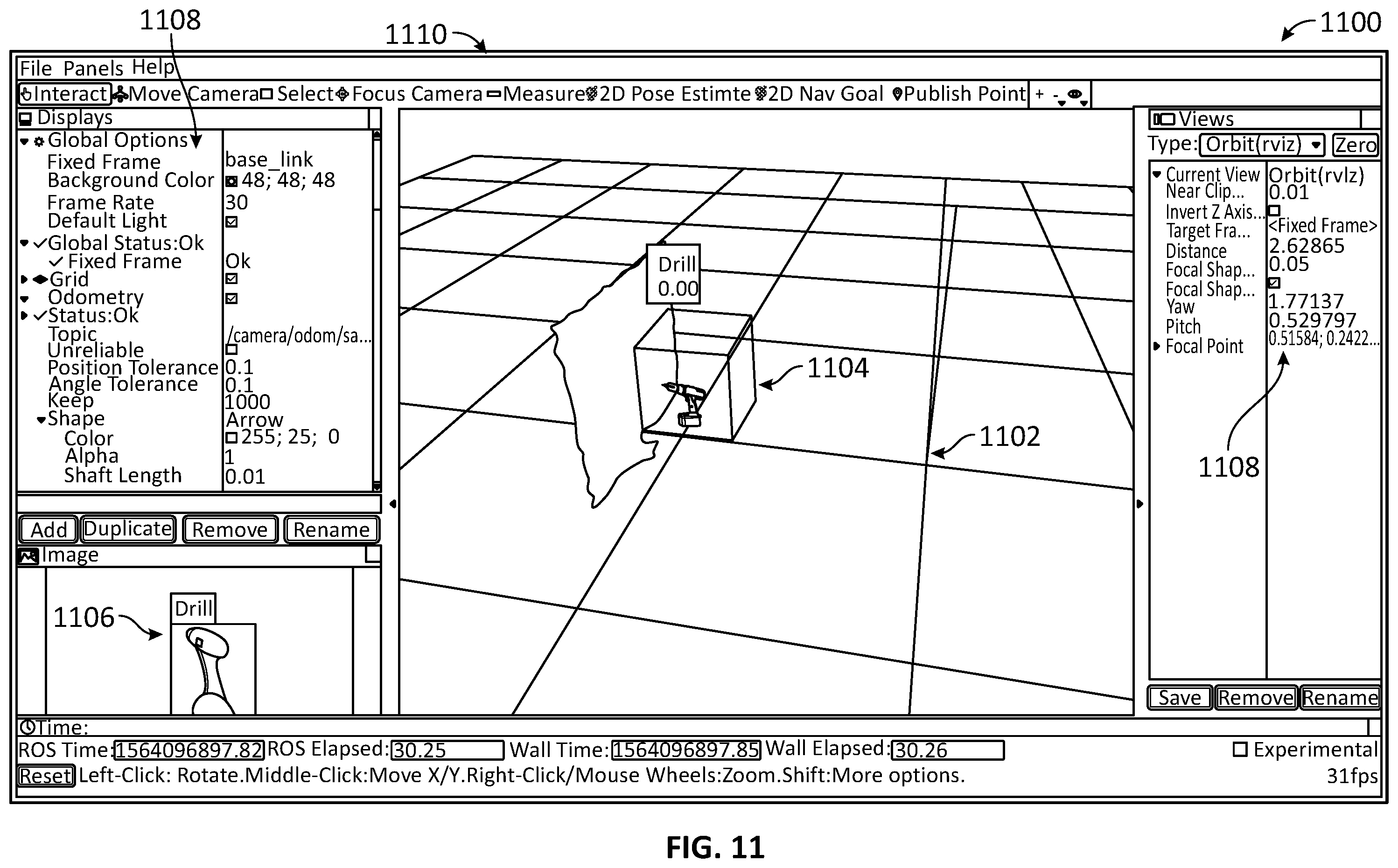 Patent US12361677 Figure 11 – Object tracking in local and global maps systems and methods