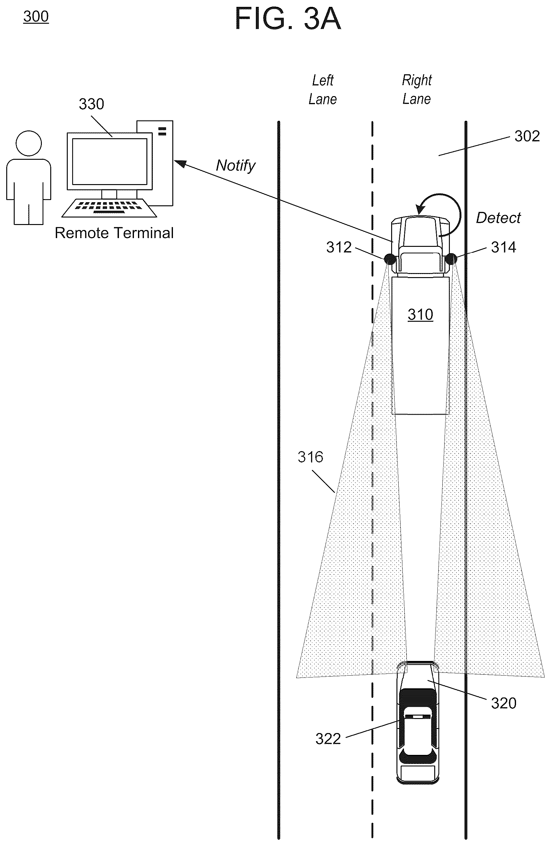 Patent US12361718 Figure 5 – Emergency vehicle interaction