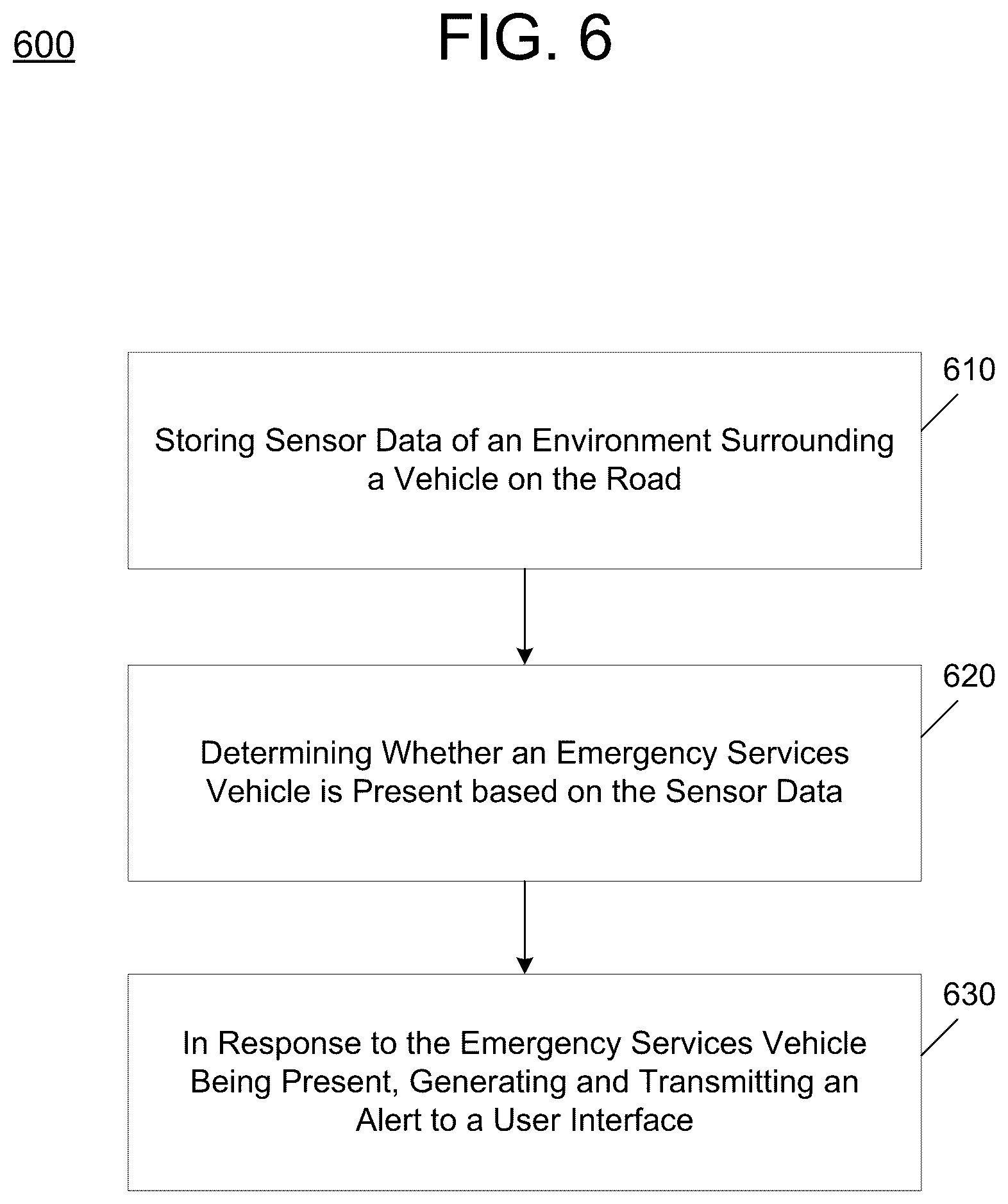 Patent US12361718 Figure 13 – Emergency vehicle interaction