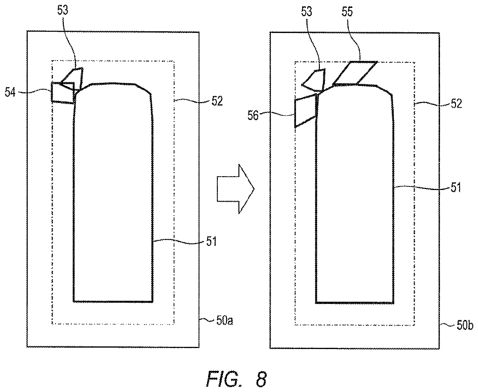 Patent US12361719 Figure 8 – Display apparatus