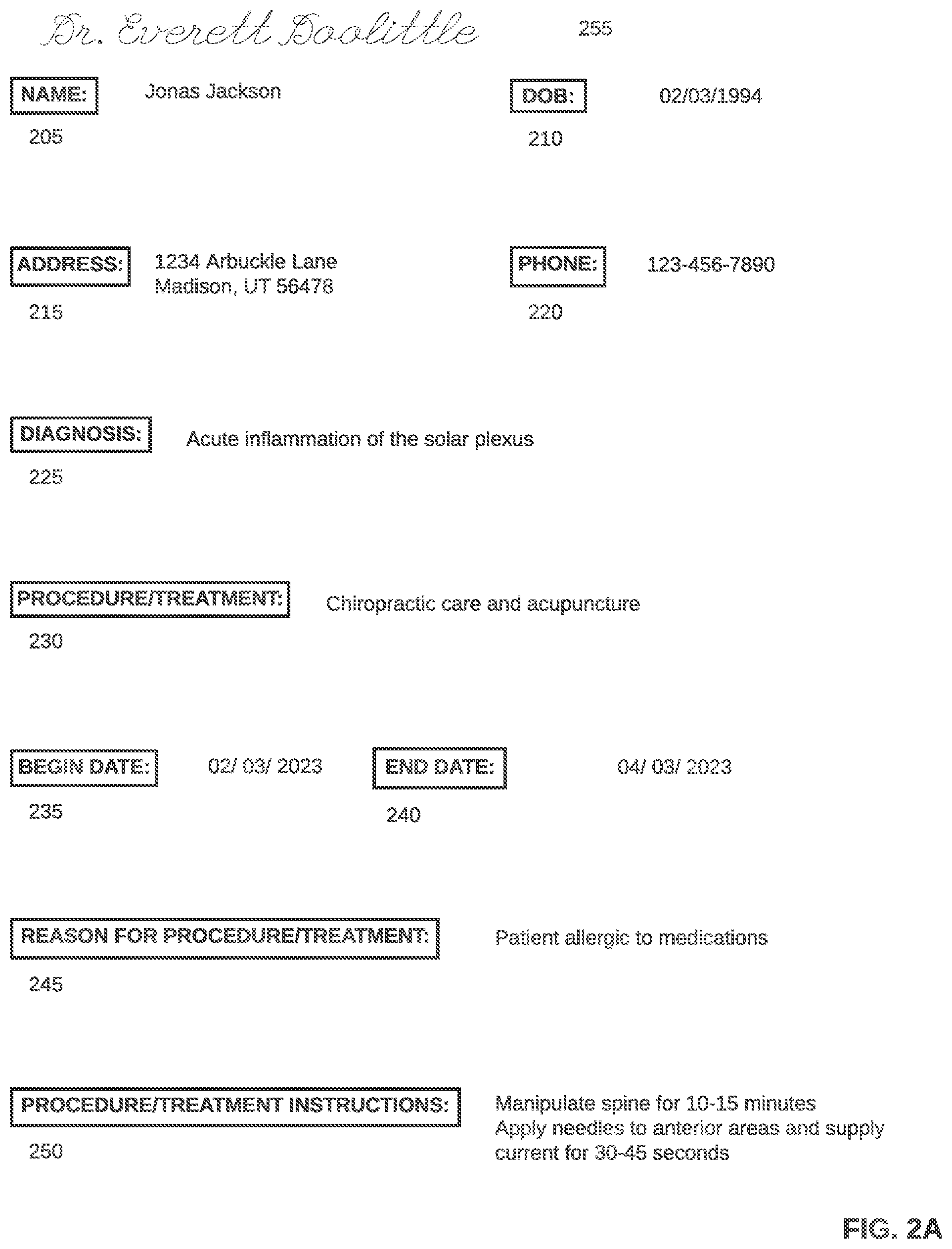 Patent US12361739 Figure 2 – Method and apparatus to locate field labels on forms