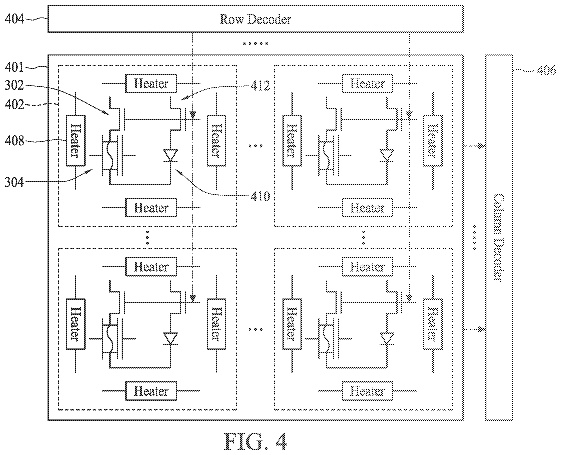 Patent US12361745 Figure 4 – Semiconductor device with bioFET and biometric sensors