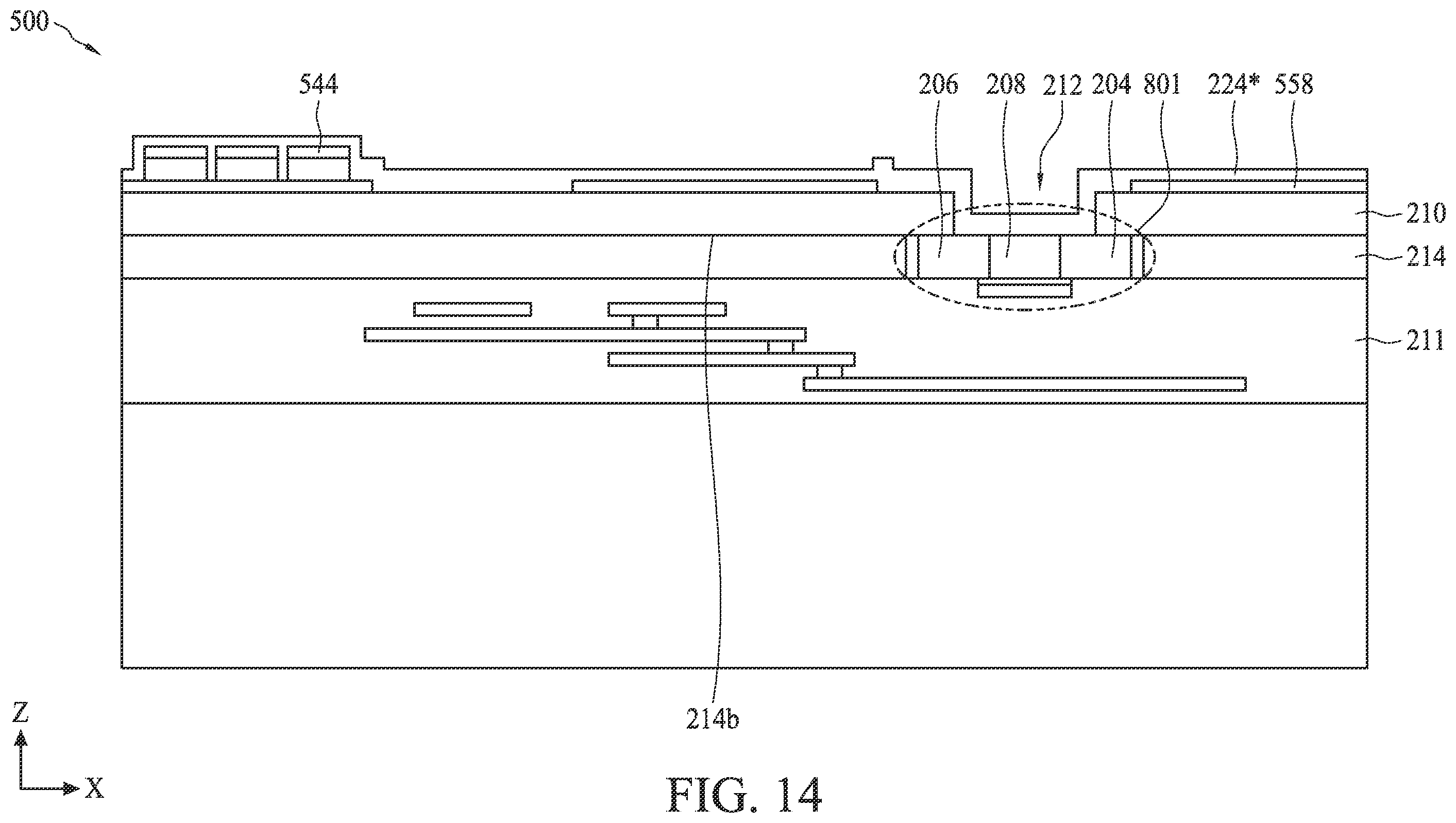 Patent US12361745 Figure 15 – Semiconductor device with bioFET and biometric sensors