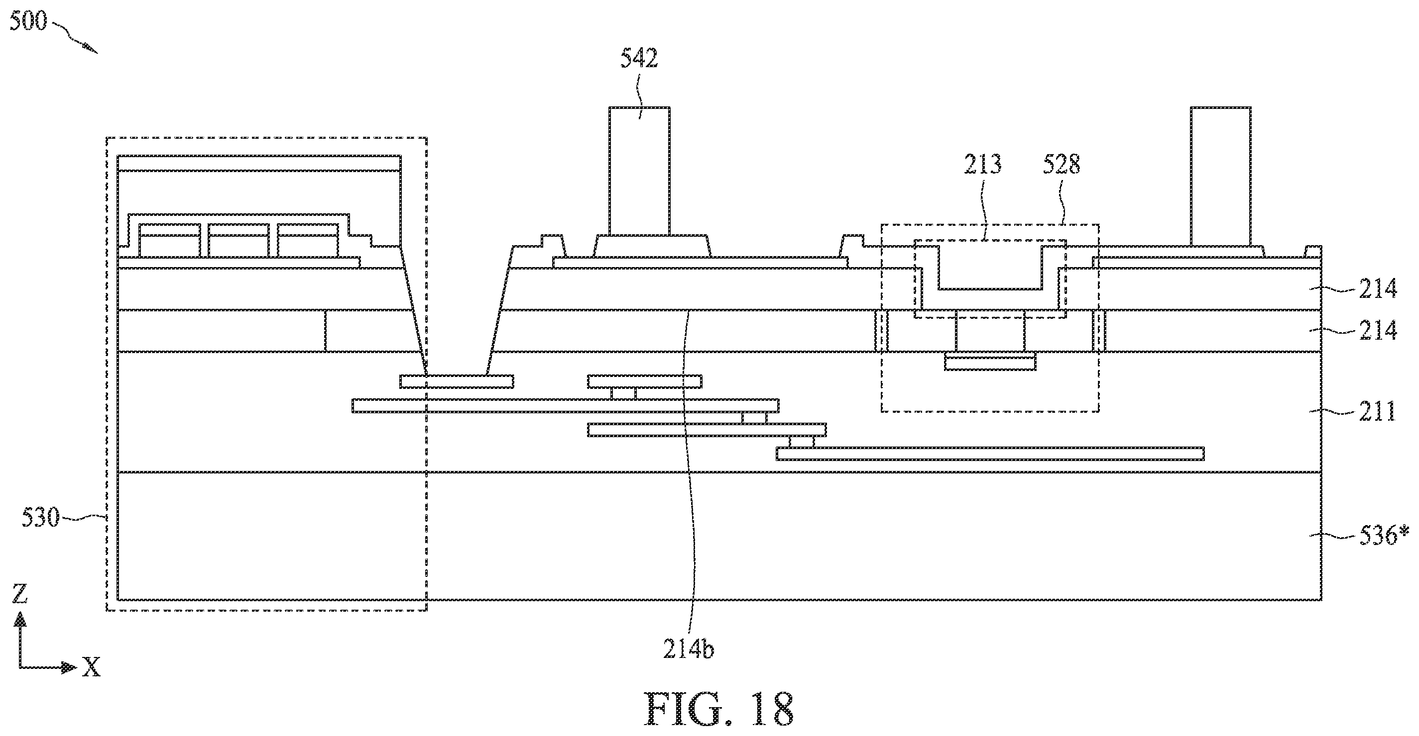 Patent US12361745 Figure 19 – Semiconductor device with bioFET and biometric sensors