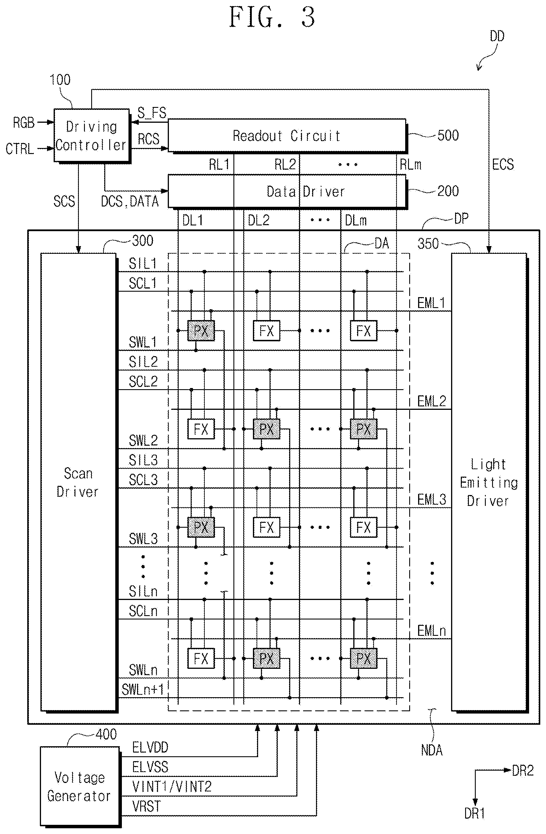 Patent US12361747 Figure 2 – Display device