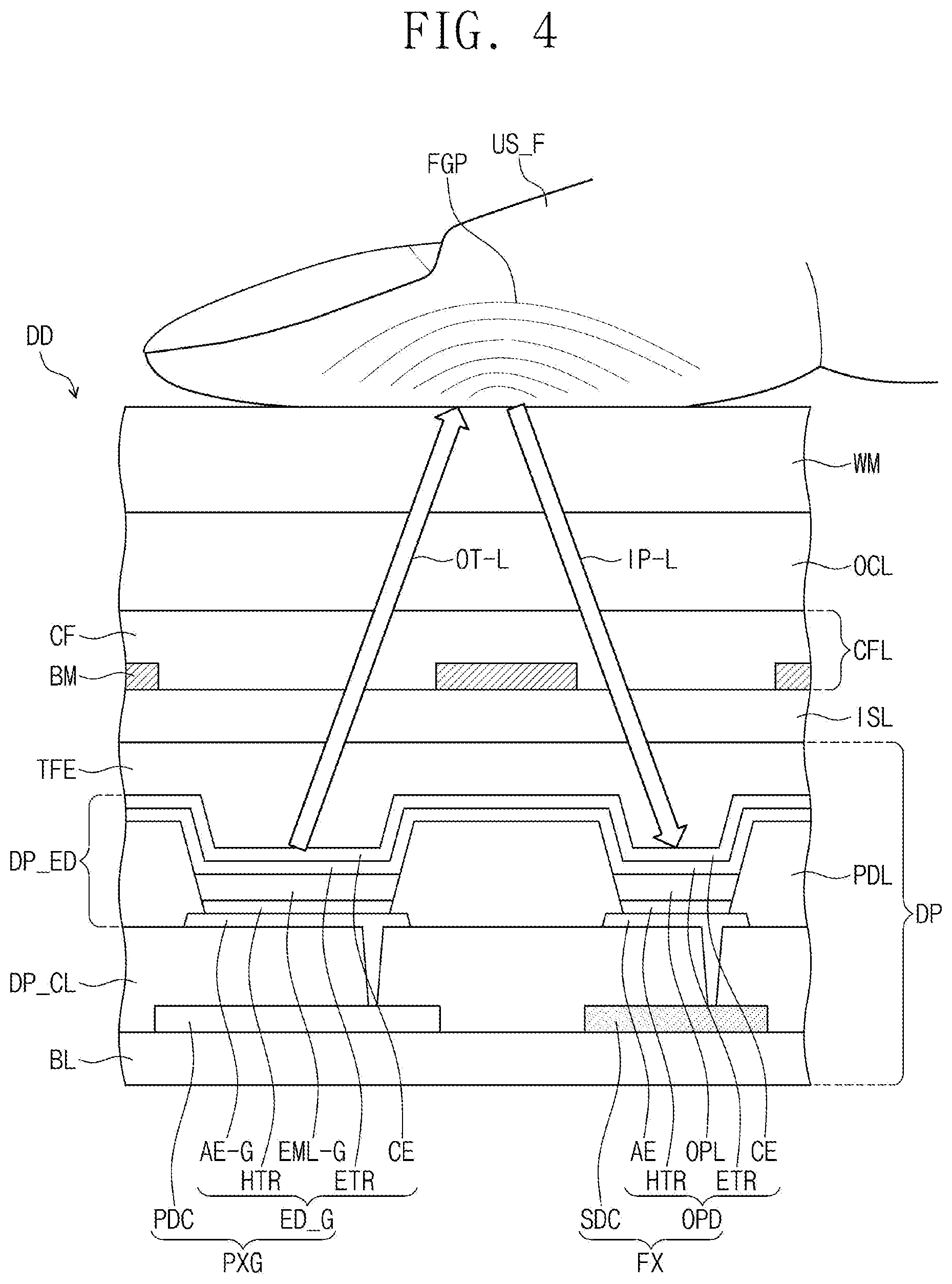 Patent US12361747 Figure 3 – Display device