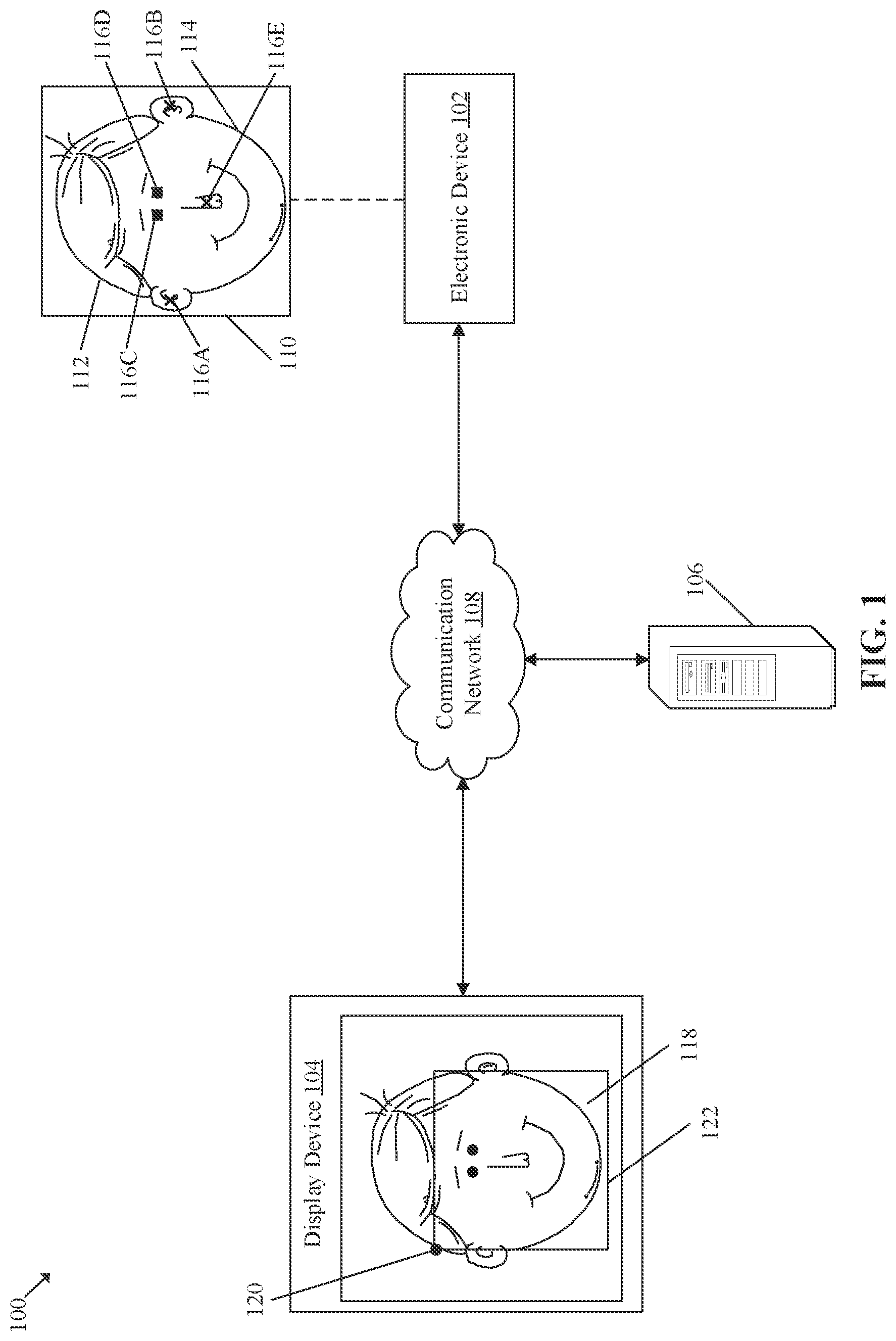 Patent US12361752 Figure 1 – Face detection based on facial key-points
