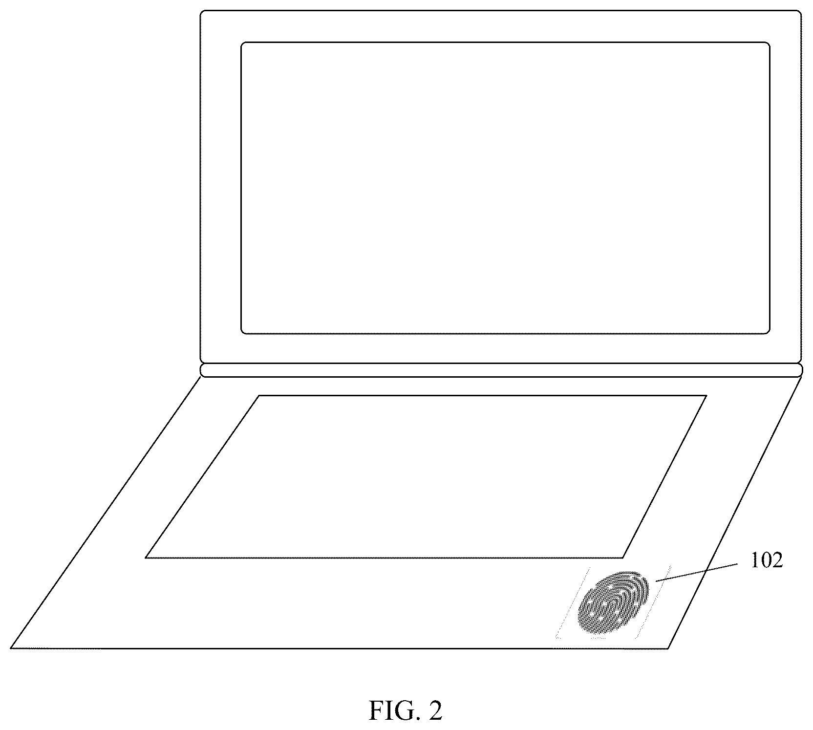 Patent US12361763 Figure 2 – Fingerprint recognition method and electronic device