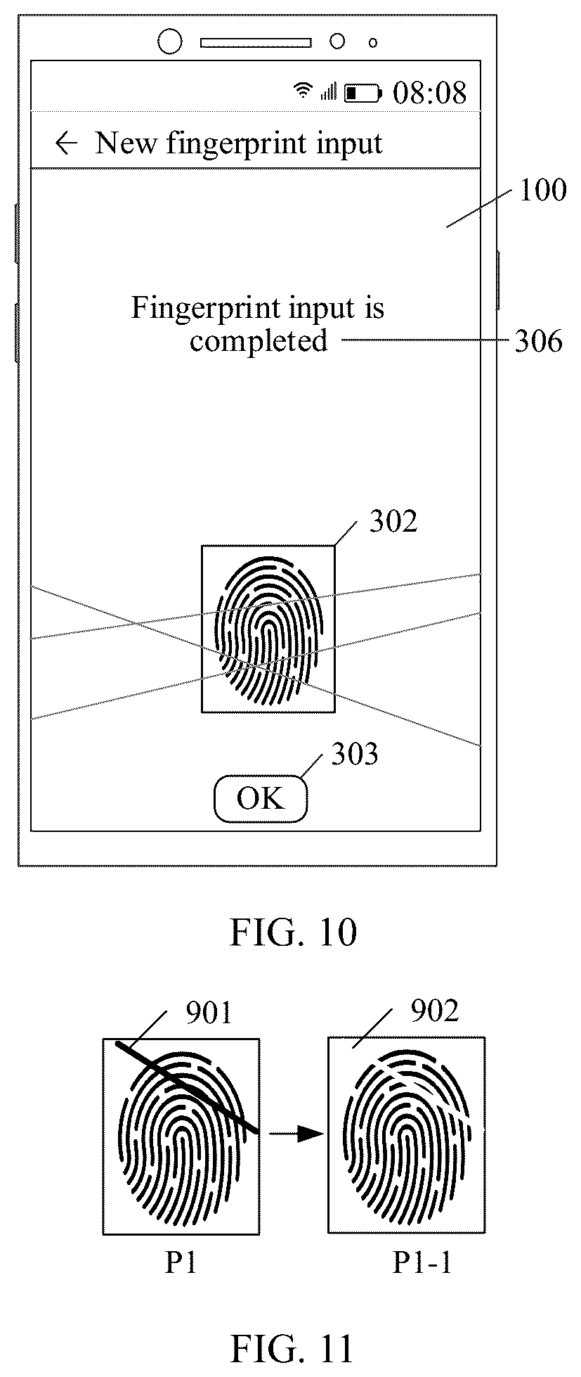 Patent US12361763 Figure 8 – Fingerprint recognition method and electronic device