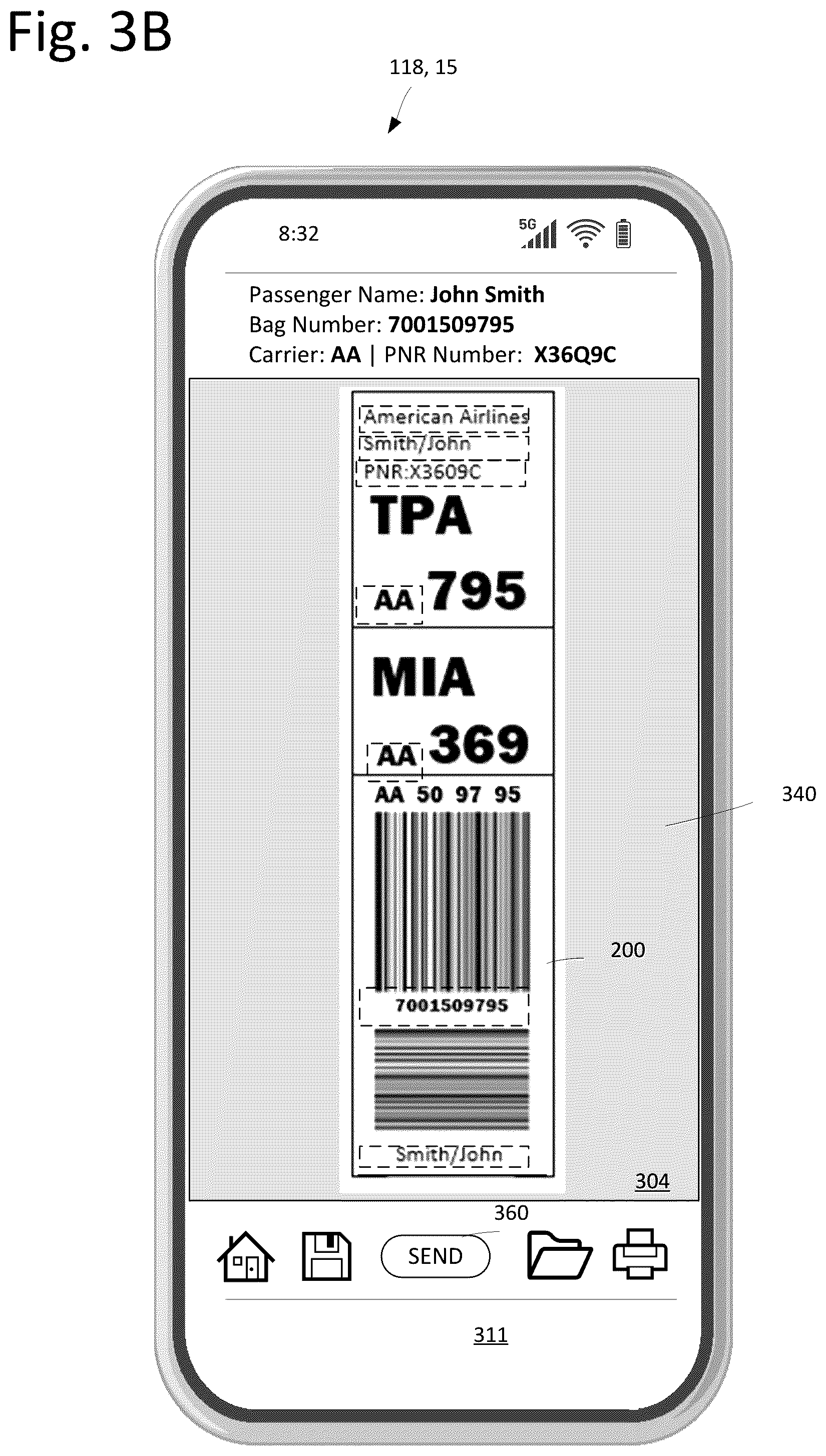 Patent US12361764 Figure 8 – System and method for security screening
