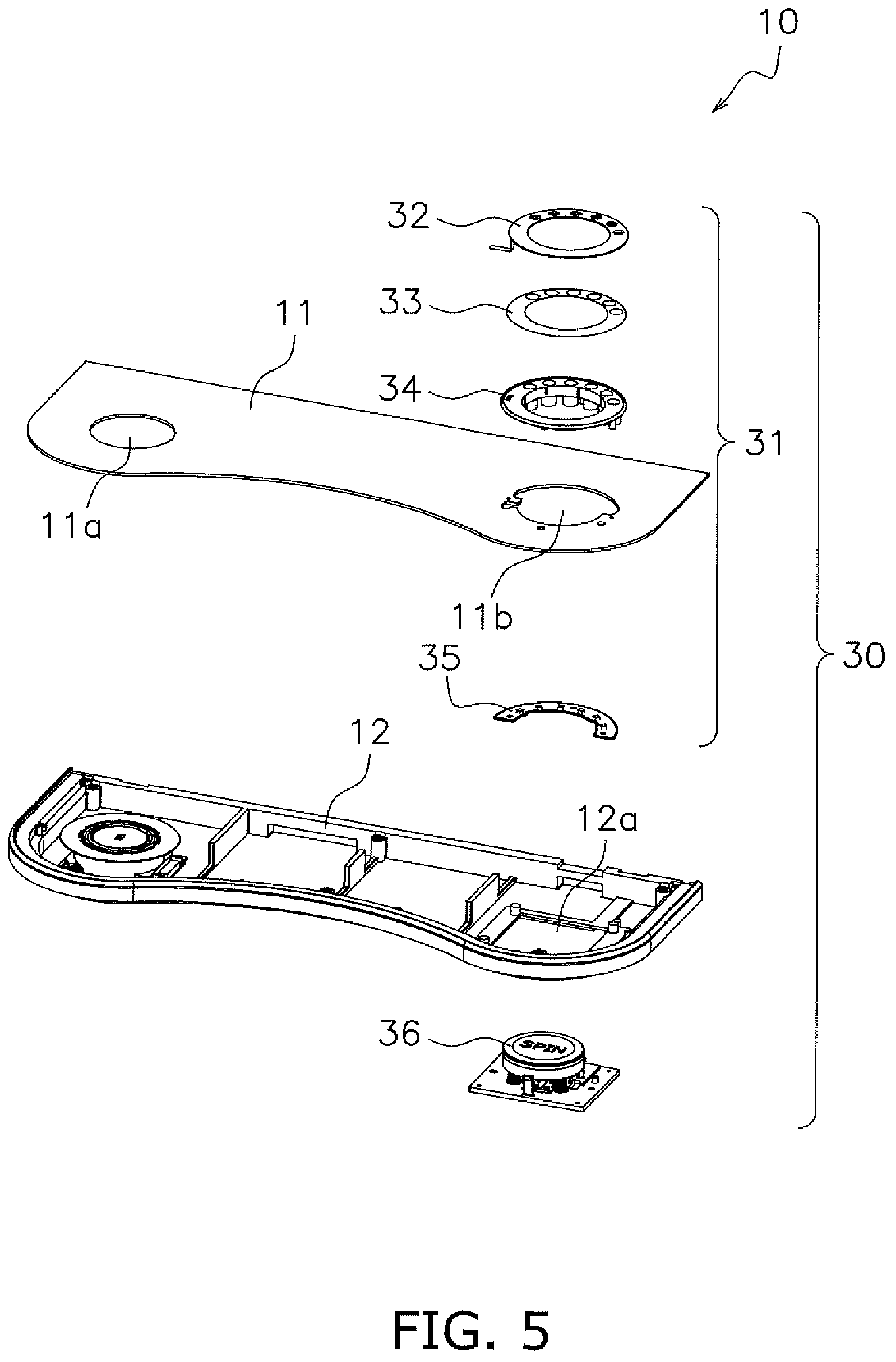Patent US12361781 Figure 5 – Gaming machine operation button, and control deck and gaming machine comprising same