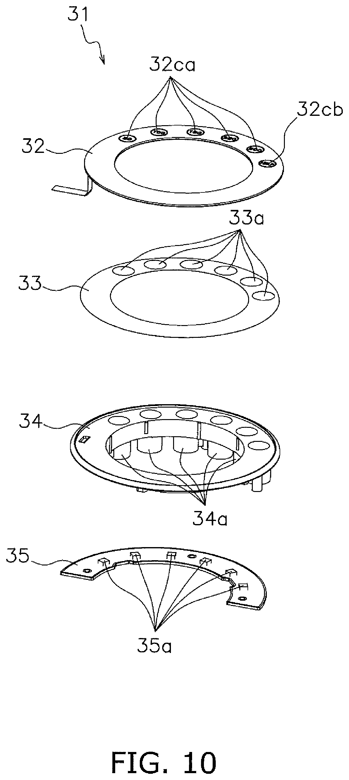 Patent US12361781 Figure 10 – Gaming machine operation button, and control deck and gaming machine comprising same