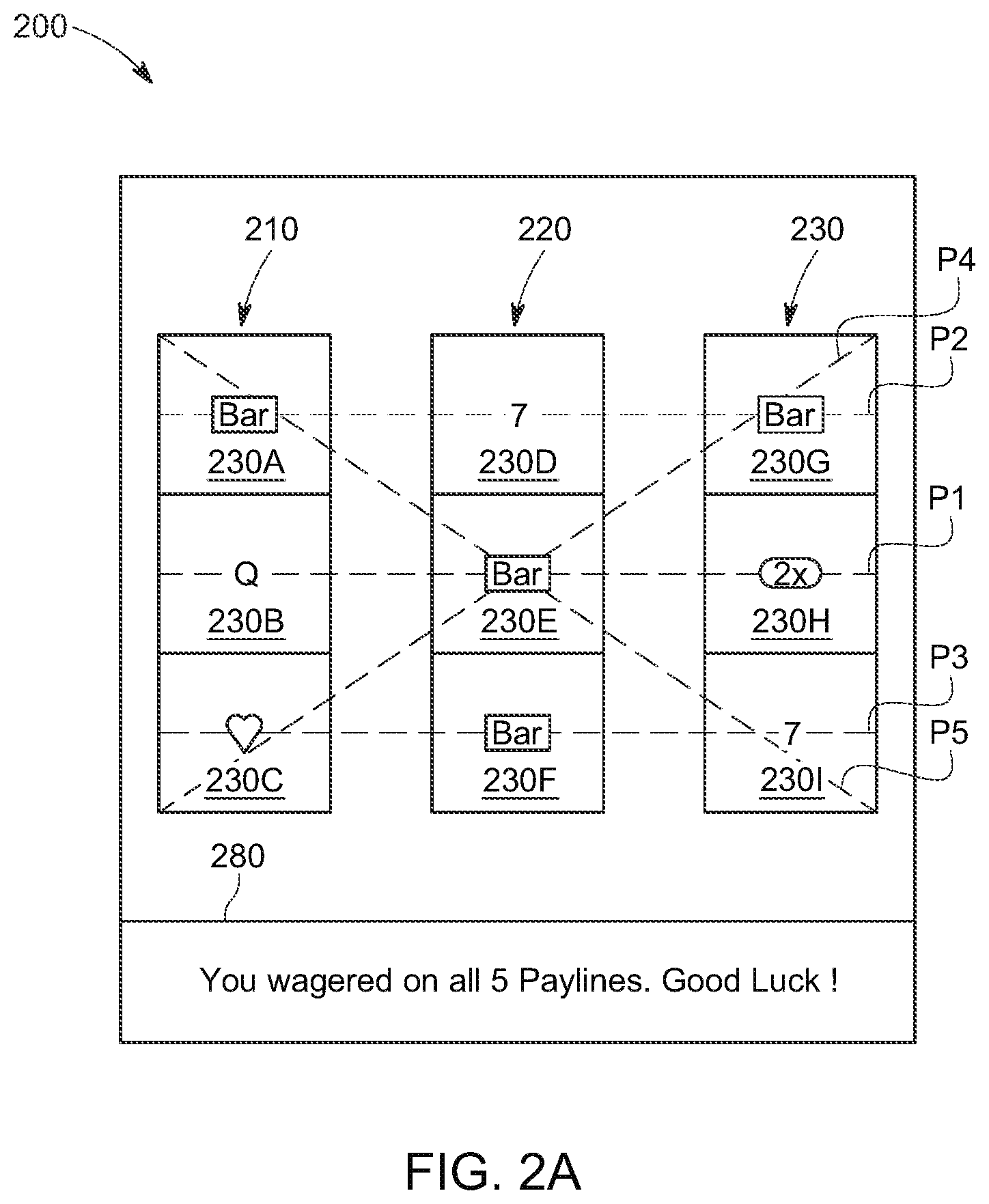 Patent US12361792 Figure 3 – Held reel with increasing multiplier sequence