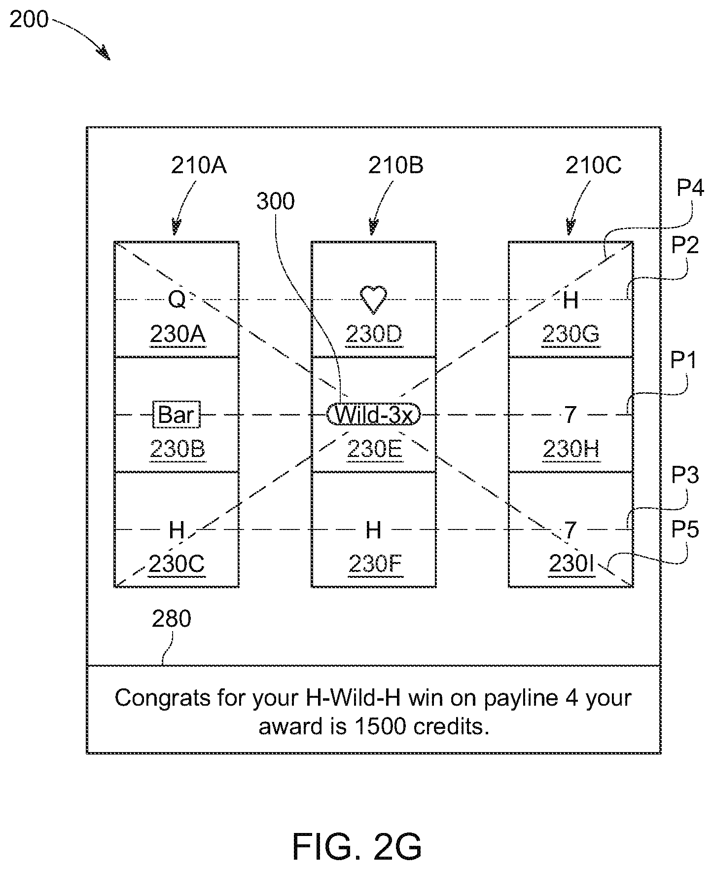 Patent US12361792 Figure 9 – Held reel with increasing multiplier sequence