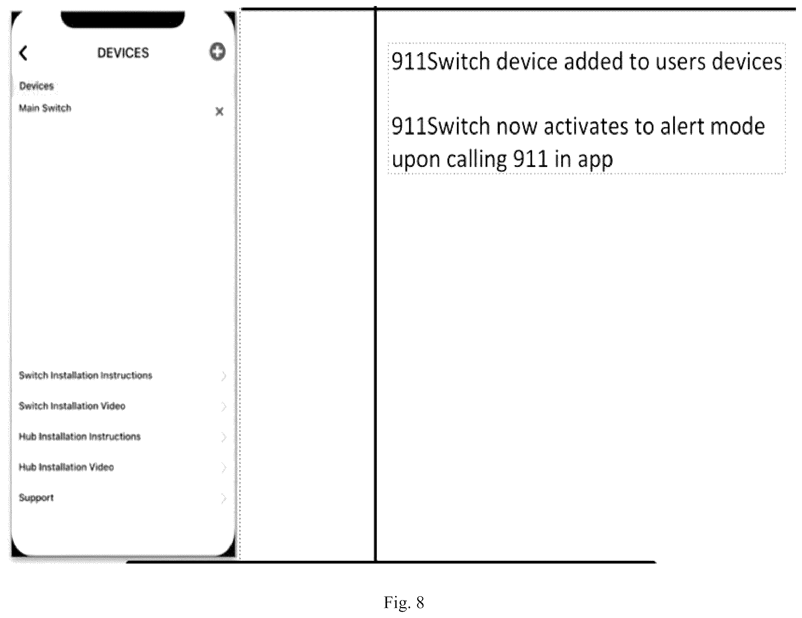 Patent US12361801 Figure 8 – Computer-implemented emergency alert lighting system