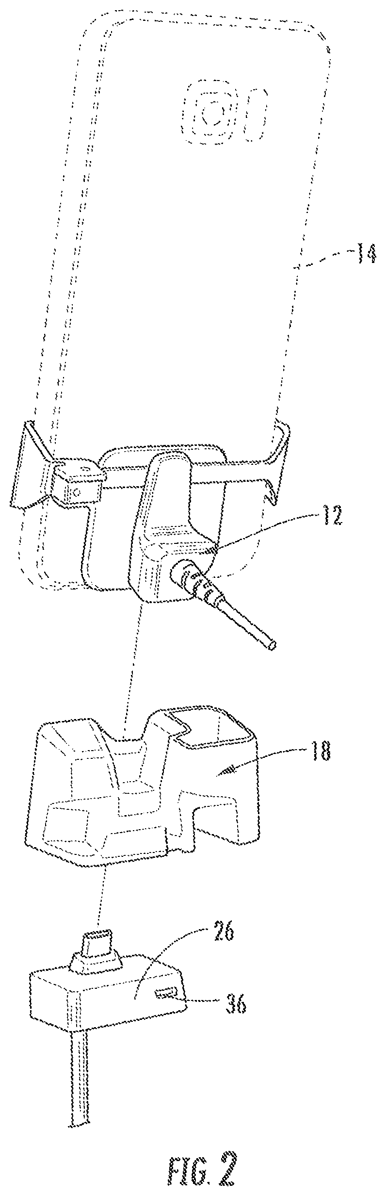 Patent US12361804 Figure 2 – Merchandise security system