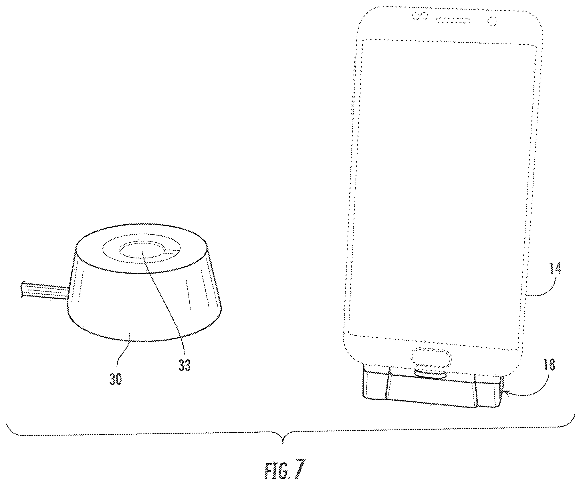 Patent US12361804 Figure 7 – Merchandise security system