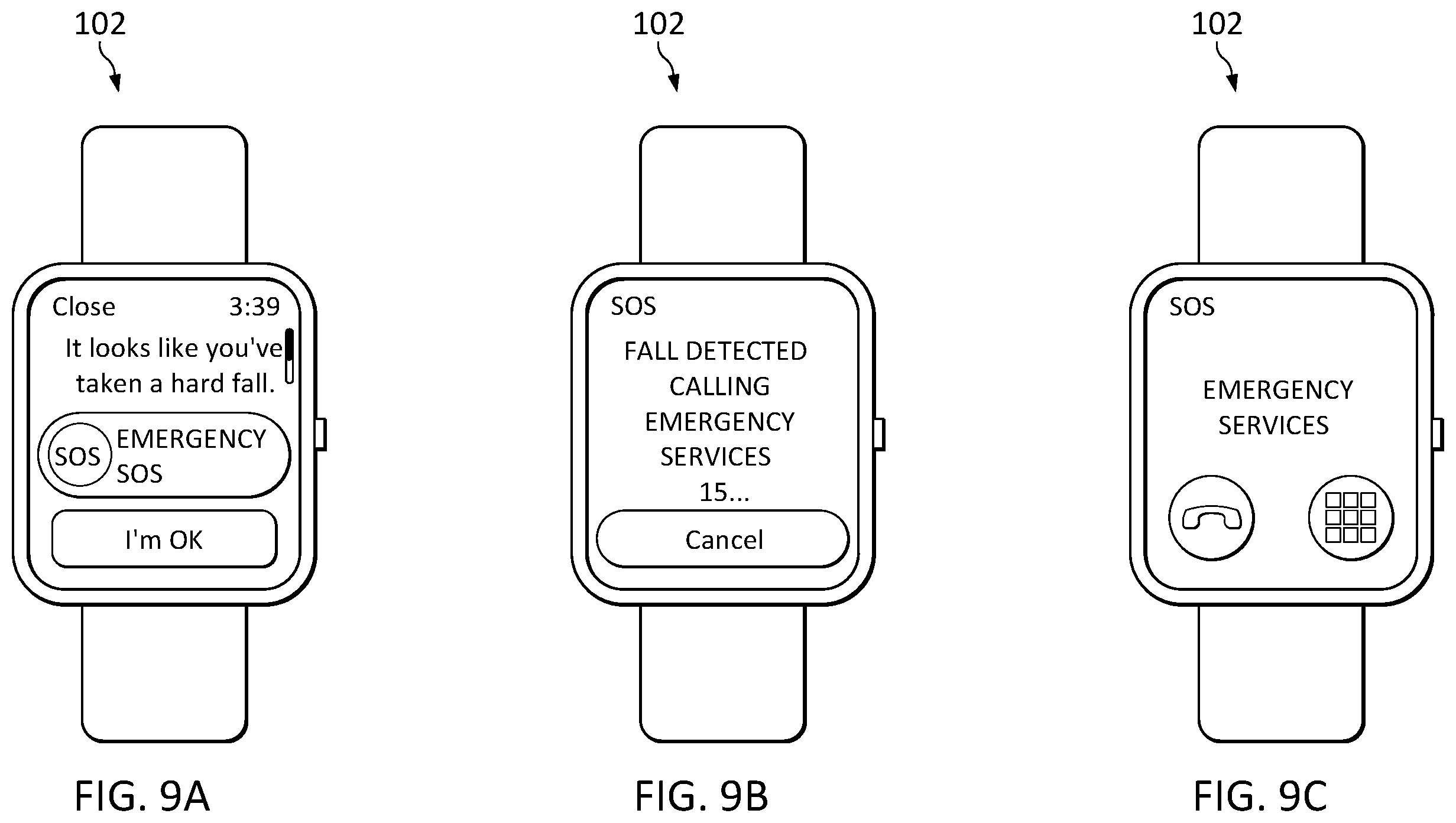 Patent US12361810 Figure 11 – Context aware fall detection using a mobile device