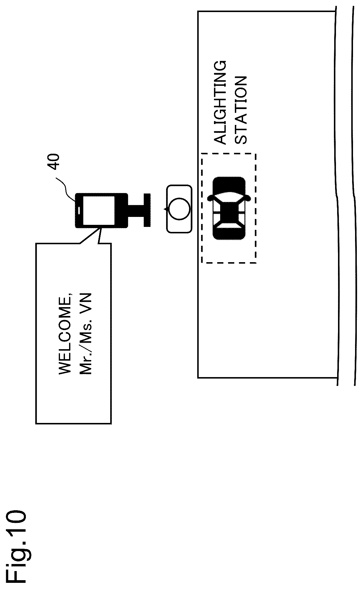 Patent US12361813 Figure 10 – Server device, visitor notification system, visitor notification method, and storage medium
