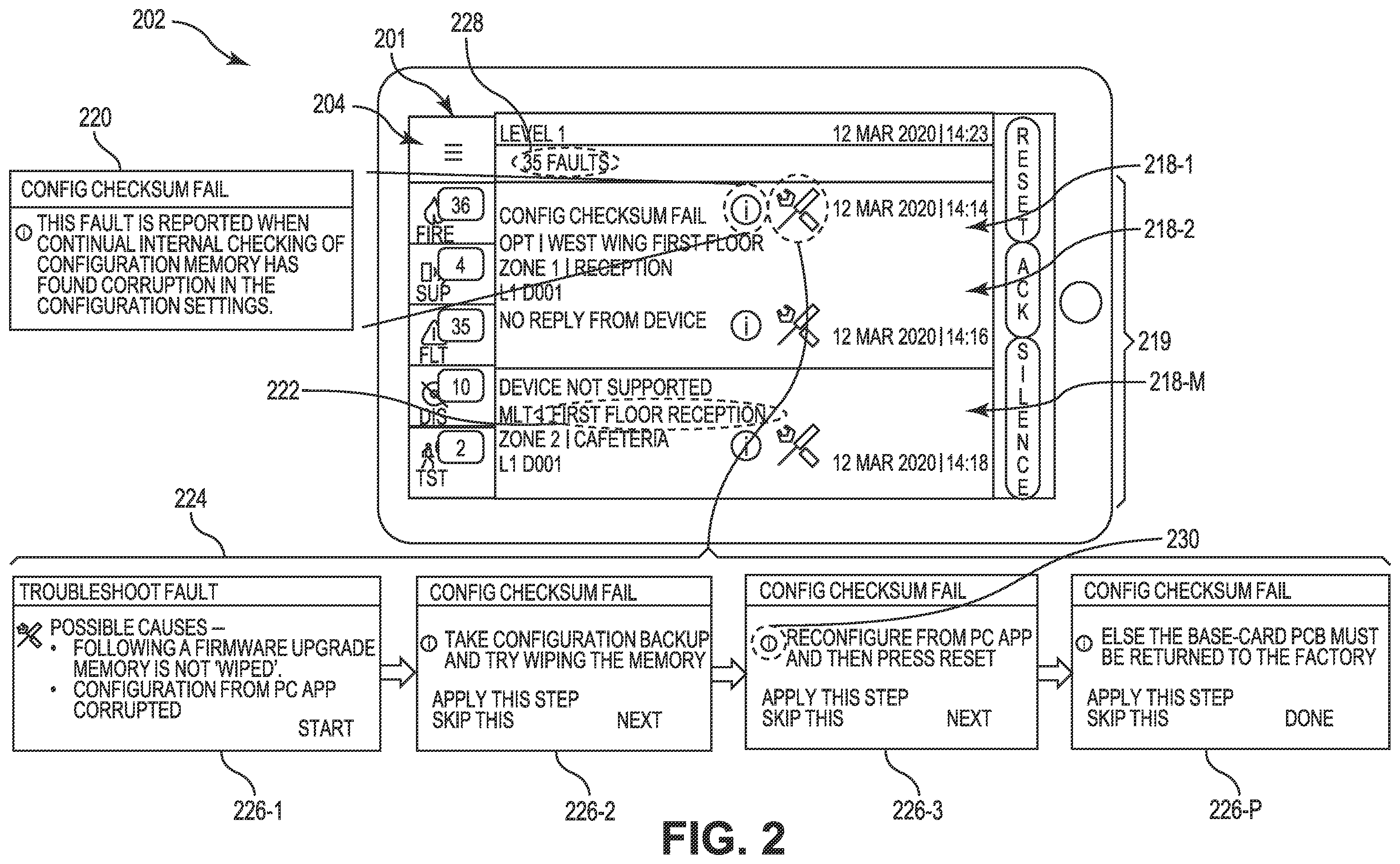 Patent US12361815 Figure 2 – Event device operation