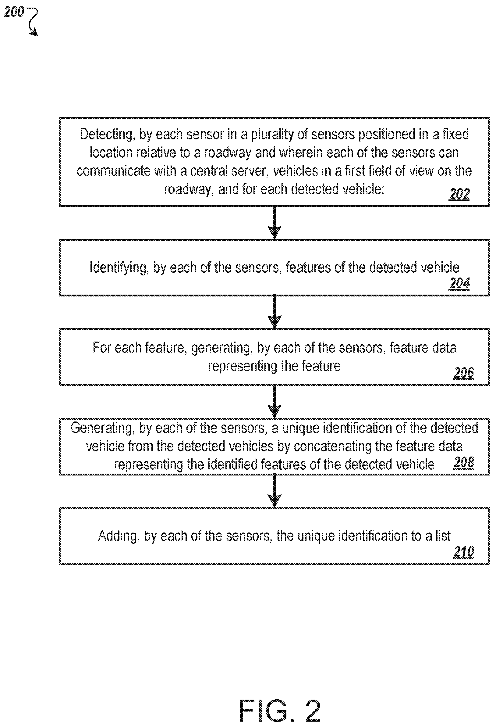 Patent US12361822 Figure 4 – Road element sensors and identifiers
