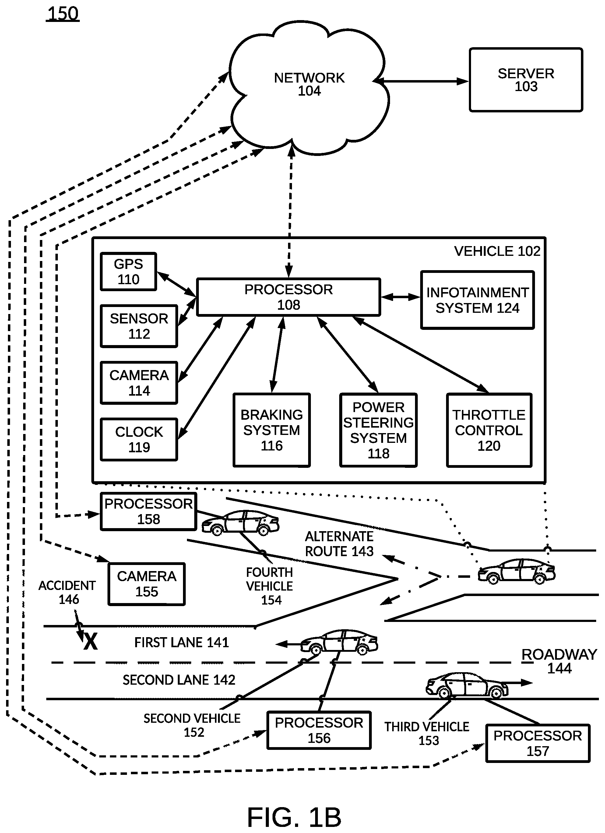 Patent US12361826 Figure 2 – Determining a corrective action to alter a driving behavior of a vehicle