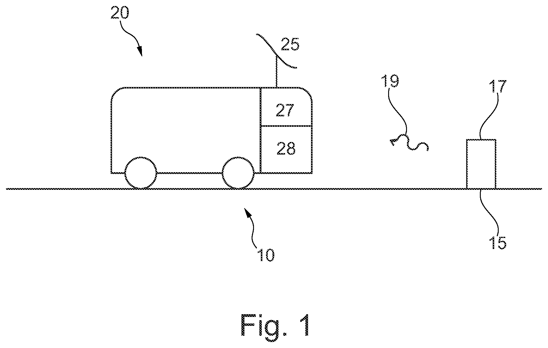 Patent US12361827 Figure 1 – Autonomous transportation network with junction control method