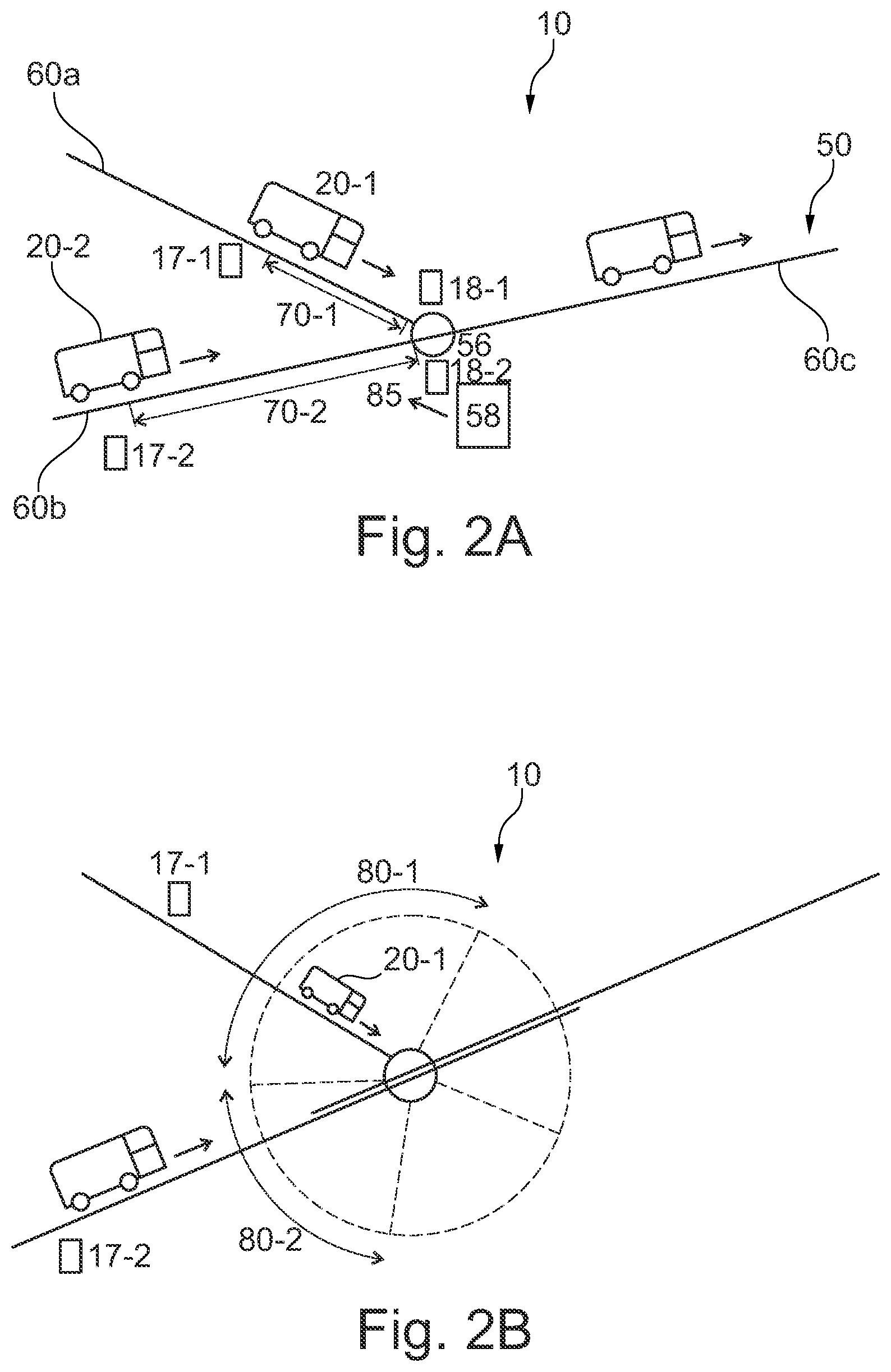 Patent US12361827 Figure 2 – Autonomous transportation network with junction control method