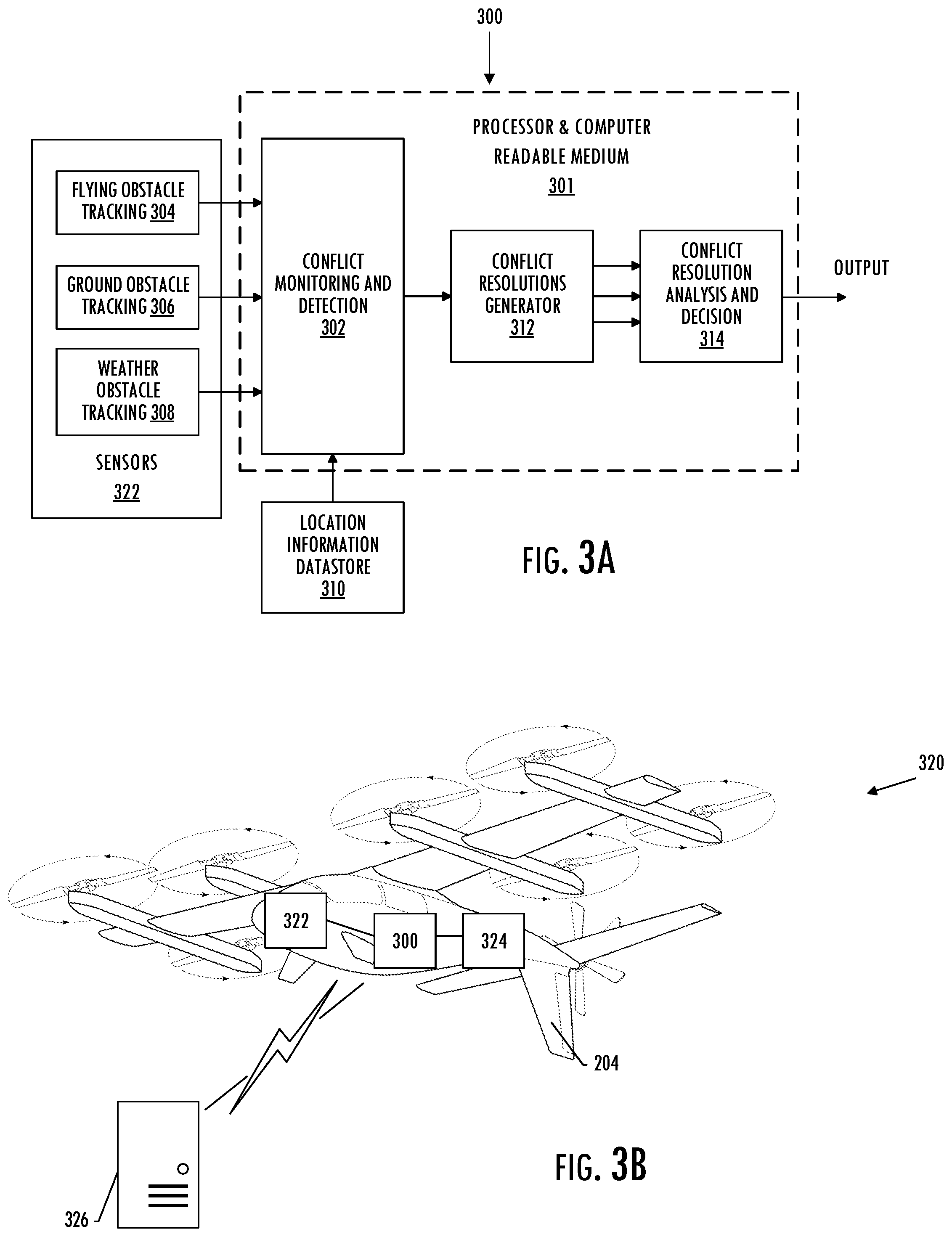 Patent US12361837 Figure 10 – Collision avoidance system and method