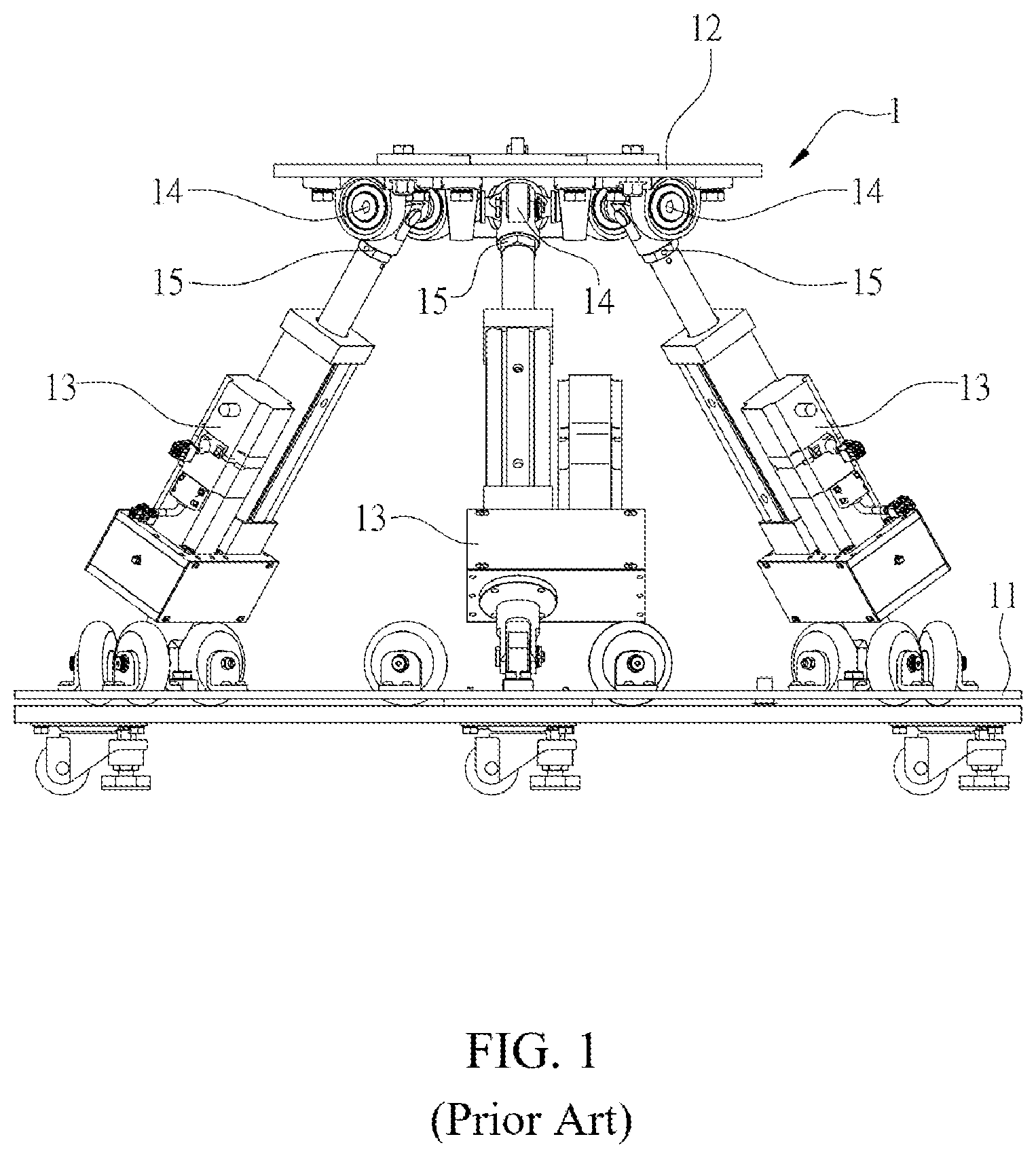 Patent US12361840 Figure 1 – Joint structure of telescopic cylinder