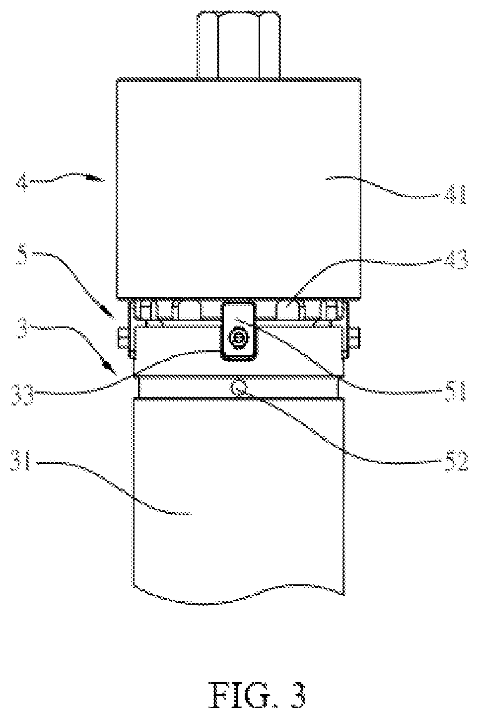 Patent US12361840 Figure 3 – Joint structure of telescopic cylinder