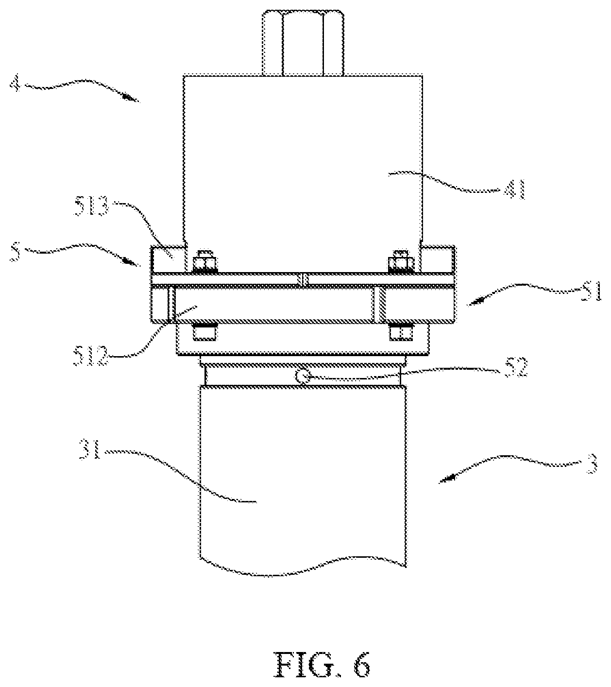 Patent US12361840 Figure 6 – Joint structure of telescopic cylinder