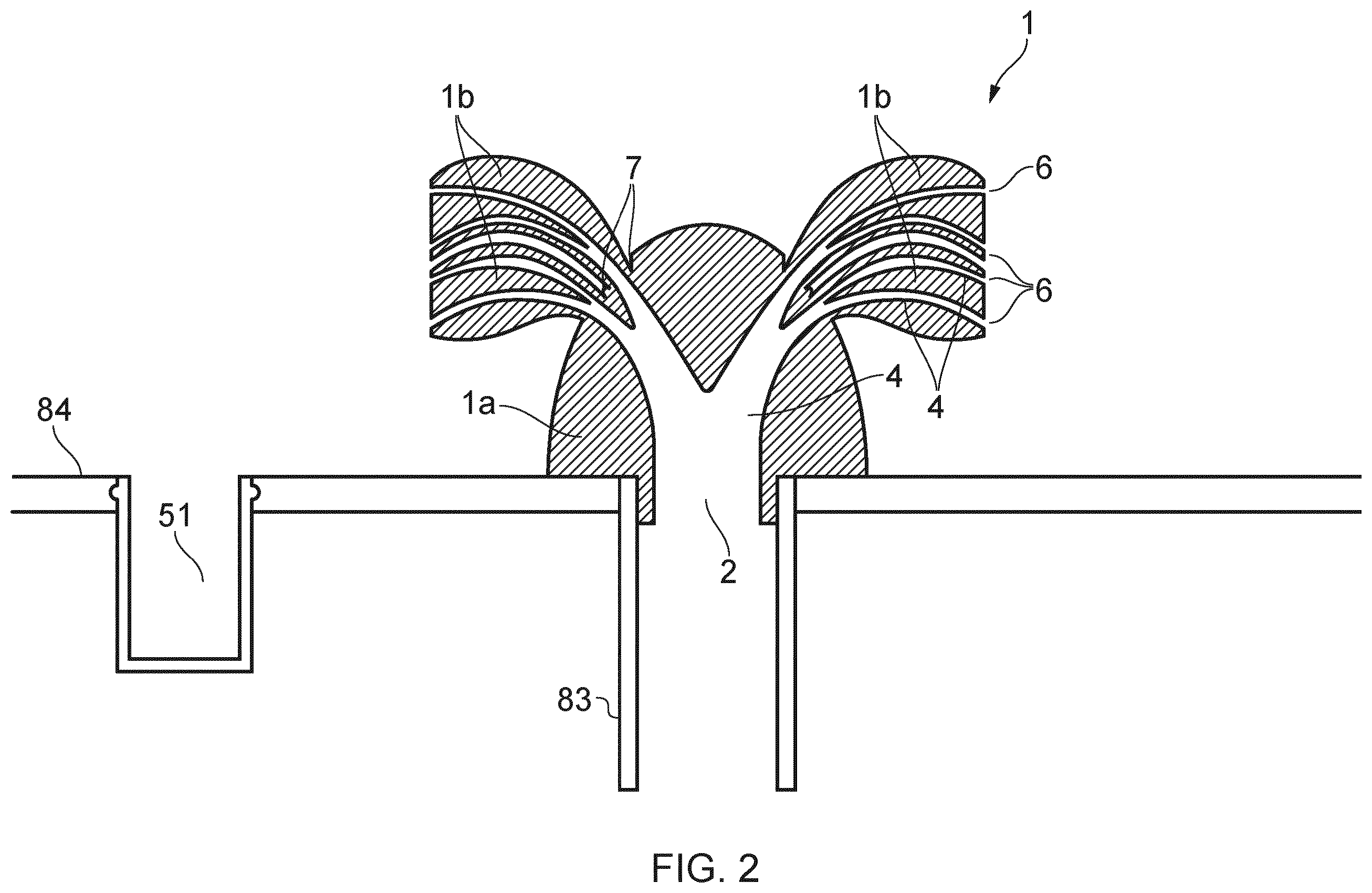 Patent US12361842 Figure 2 – Perforated structure