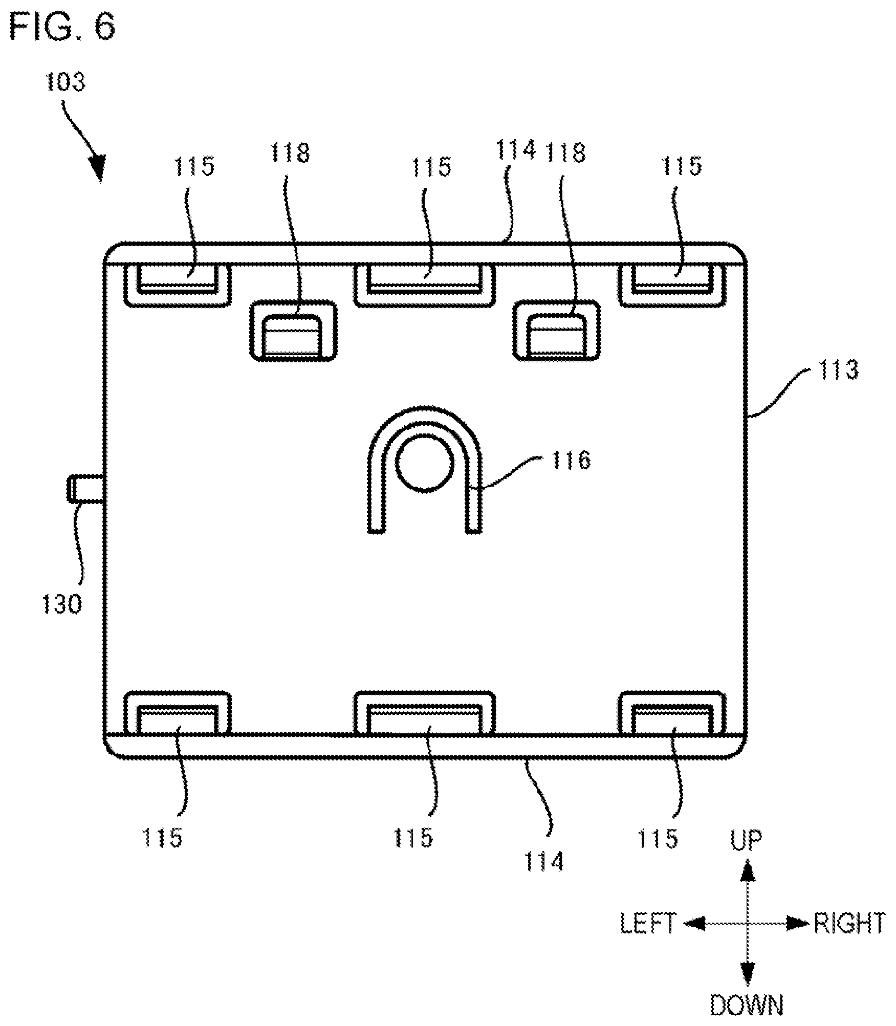 Patent US12361843 Figure 6 – Shelf tag attachment apparatus