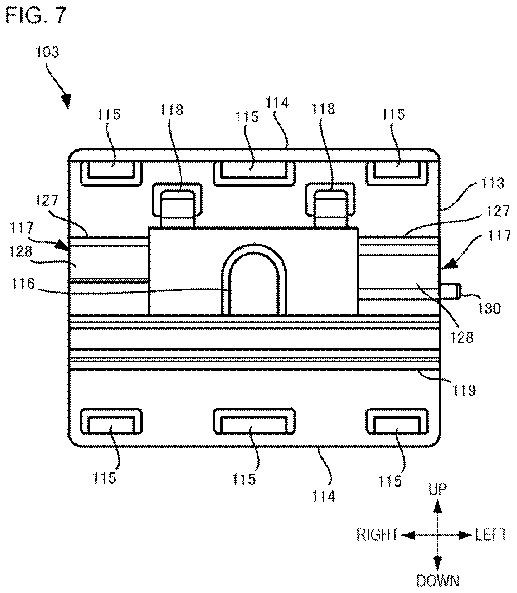 Patent US12361843 Figure 7 – Shelf tag attachment apparatus