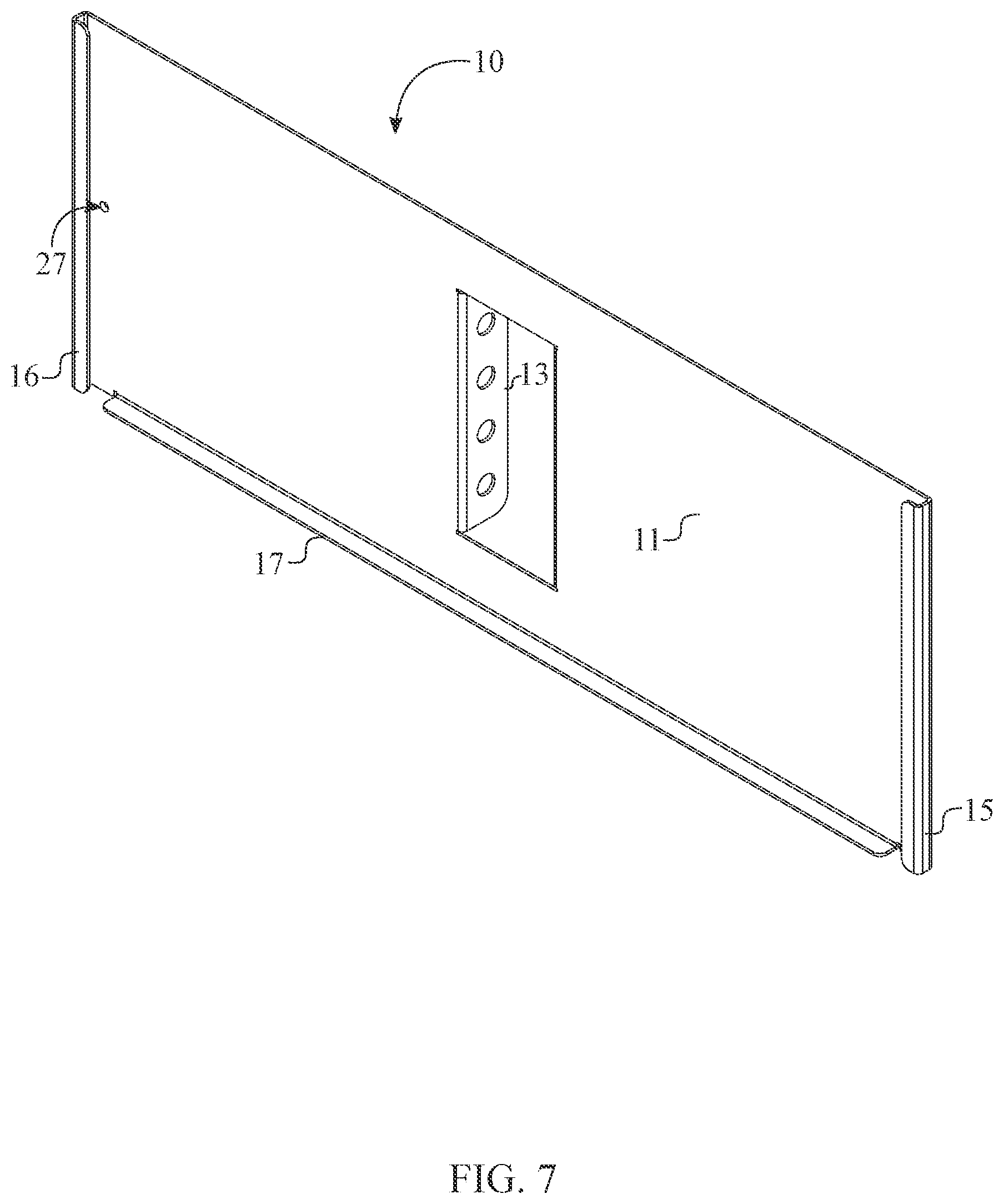 Patent US12361844 Figure 7 – Trailer hitch mount display apparatus