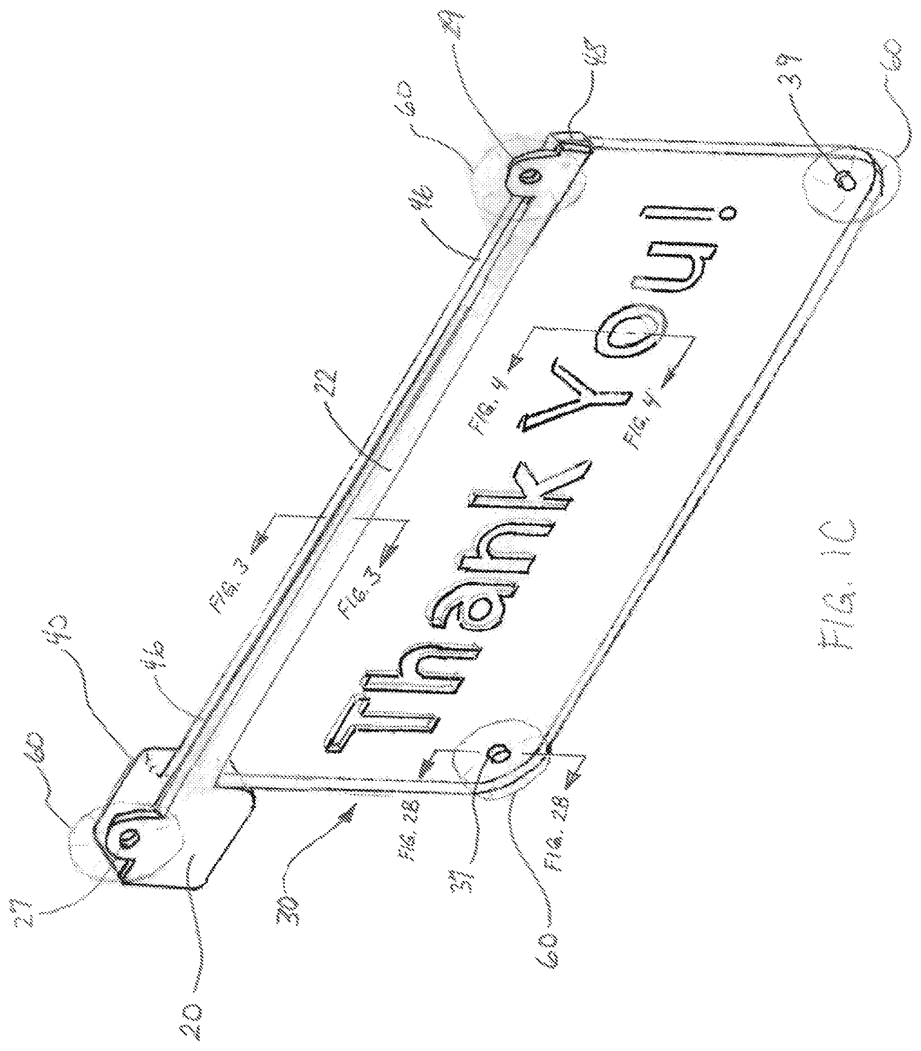 Patent US12361845 Figure 3 – Illuminable sign for displaying a message in an automobile window