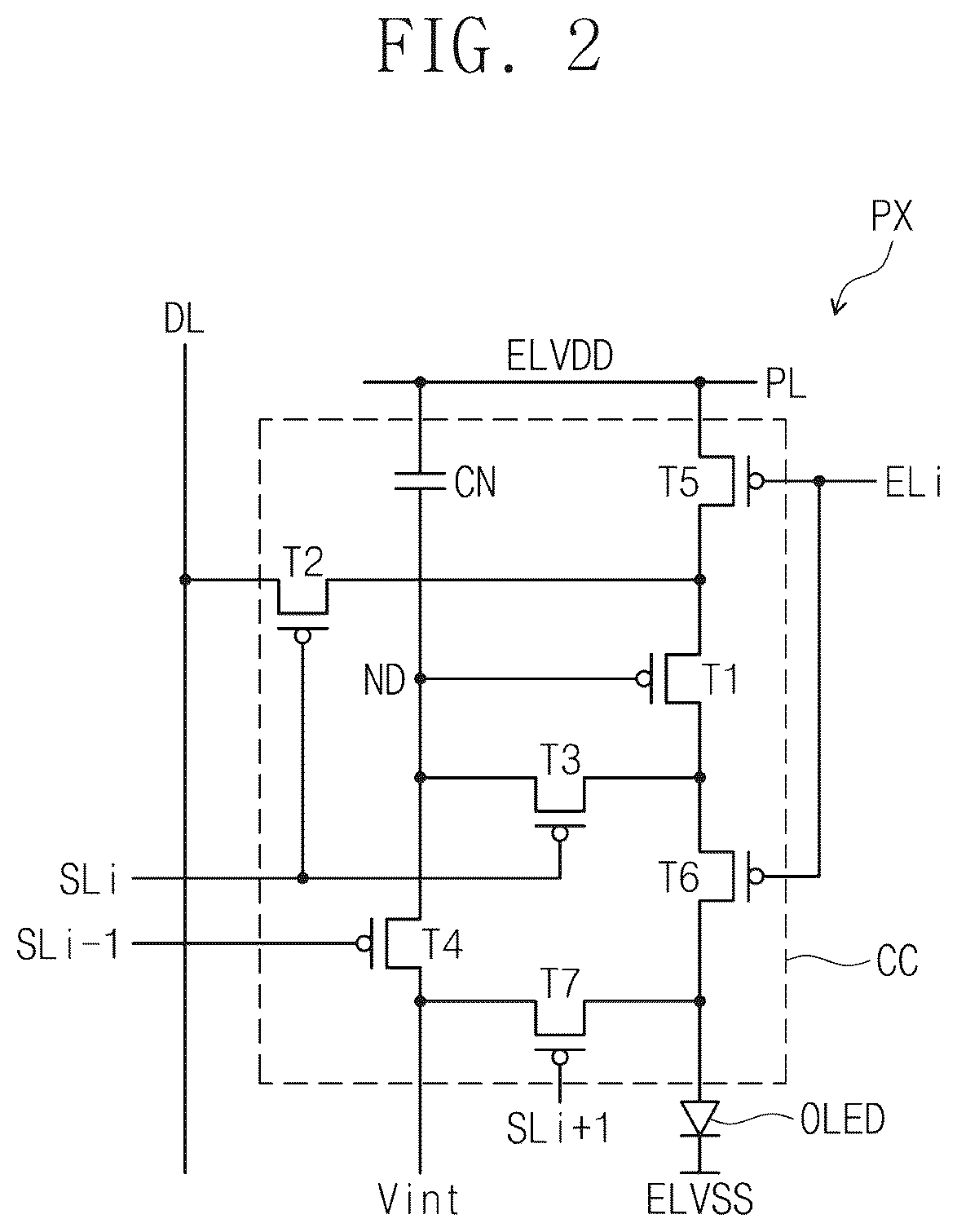 Patent US12361848 Figure 2 – Display device and method of compensating for deterioration of display device