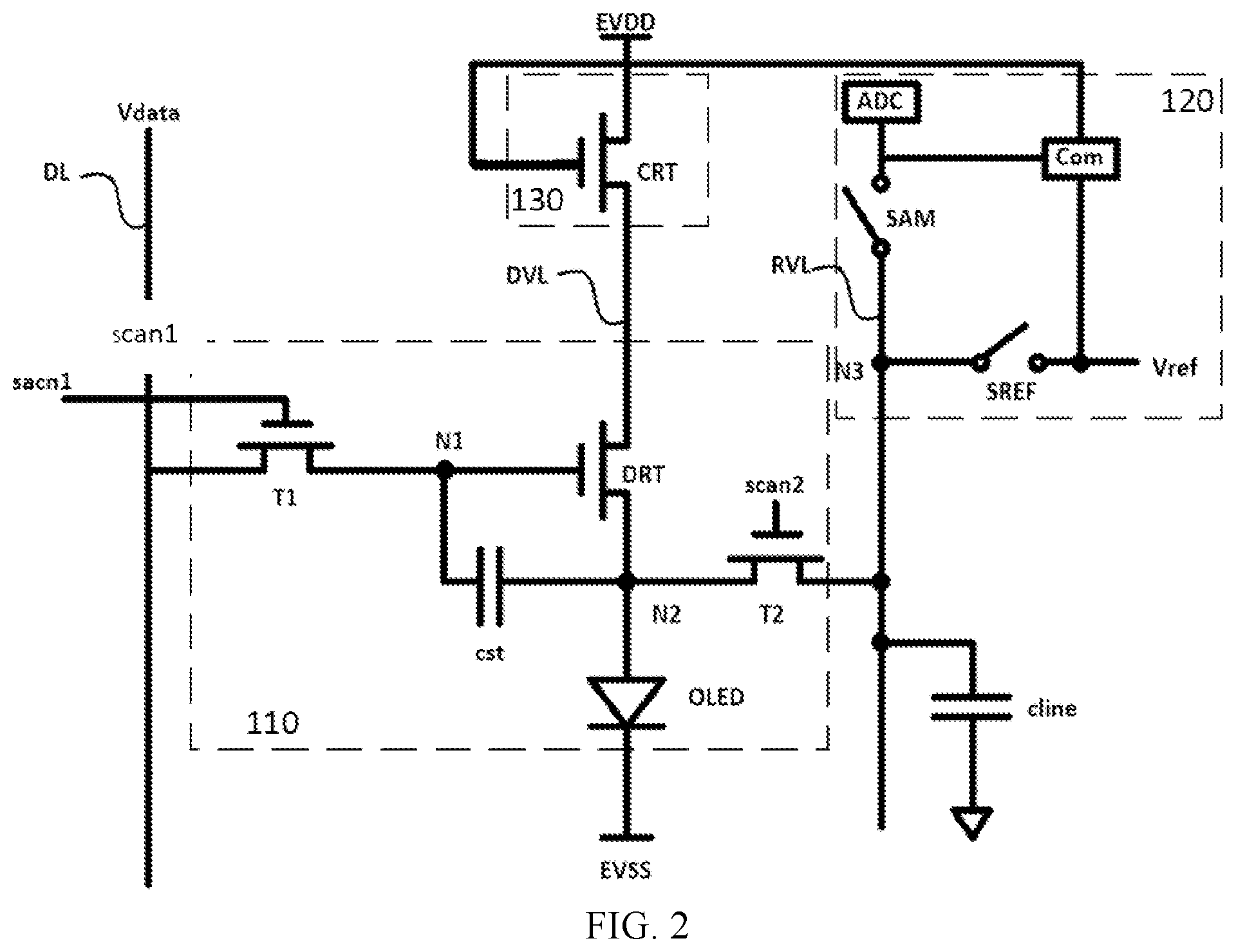 Patent US12361849 Figure 2 – Pixel driving circuit and control method thereof
