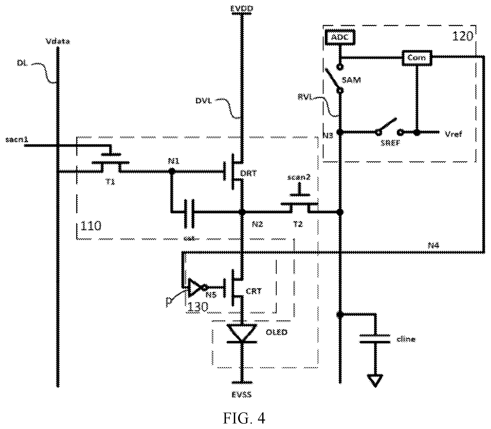 Patent US12361849 Figure 4 – Pixel driving circuit and control method thereof