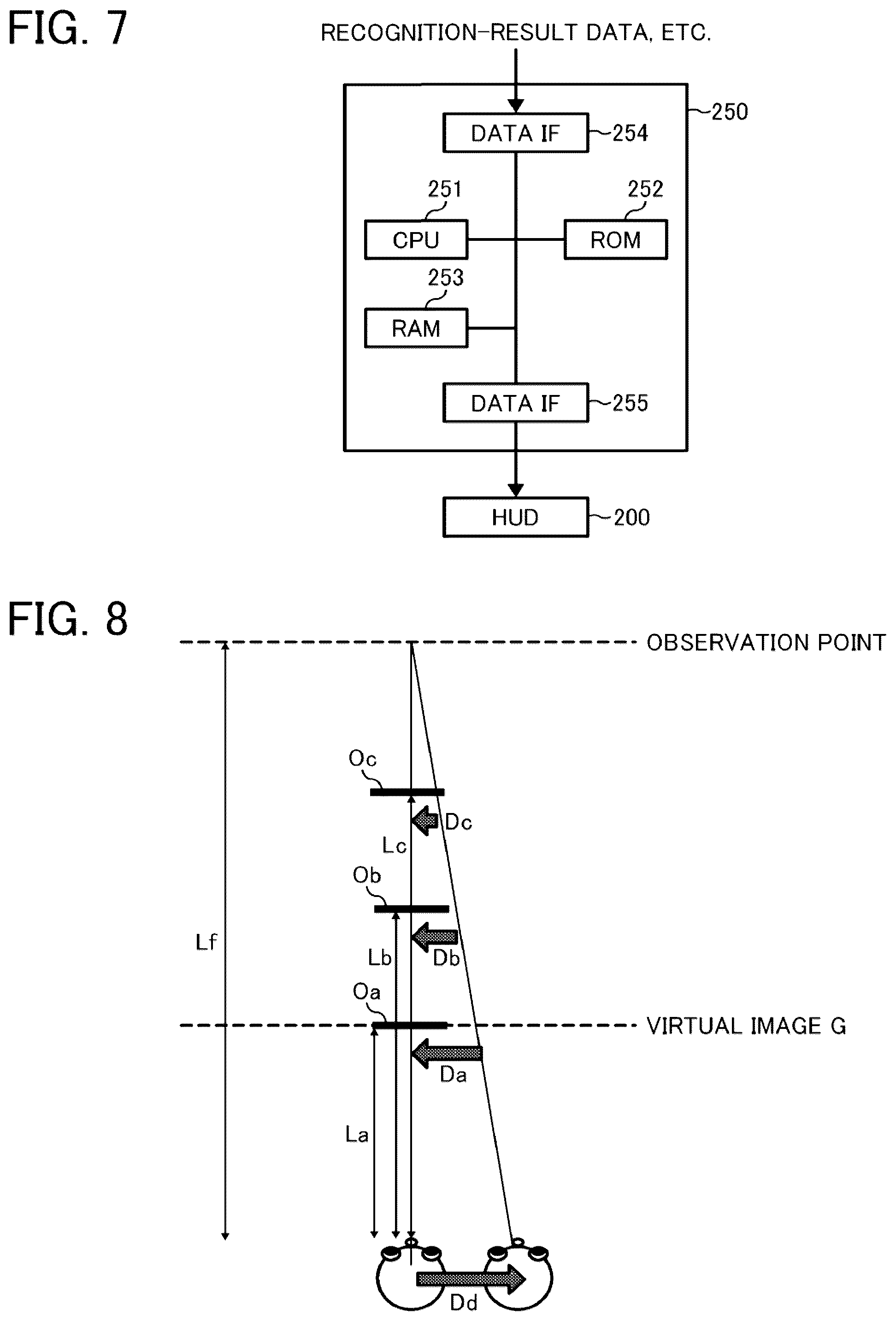 Patent US12361850 Figure 5 – Information provision device, information provision method, and recording medium storing information provision program for a vehicle display