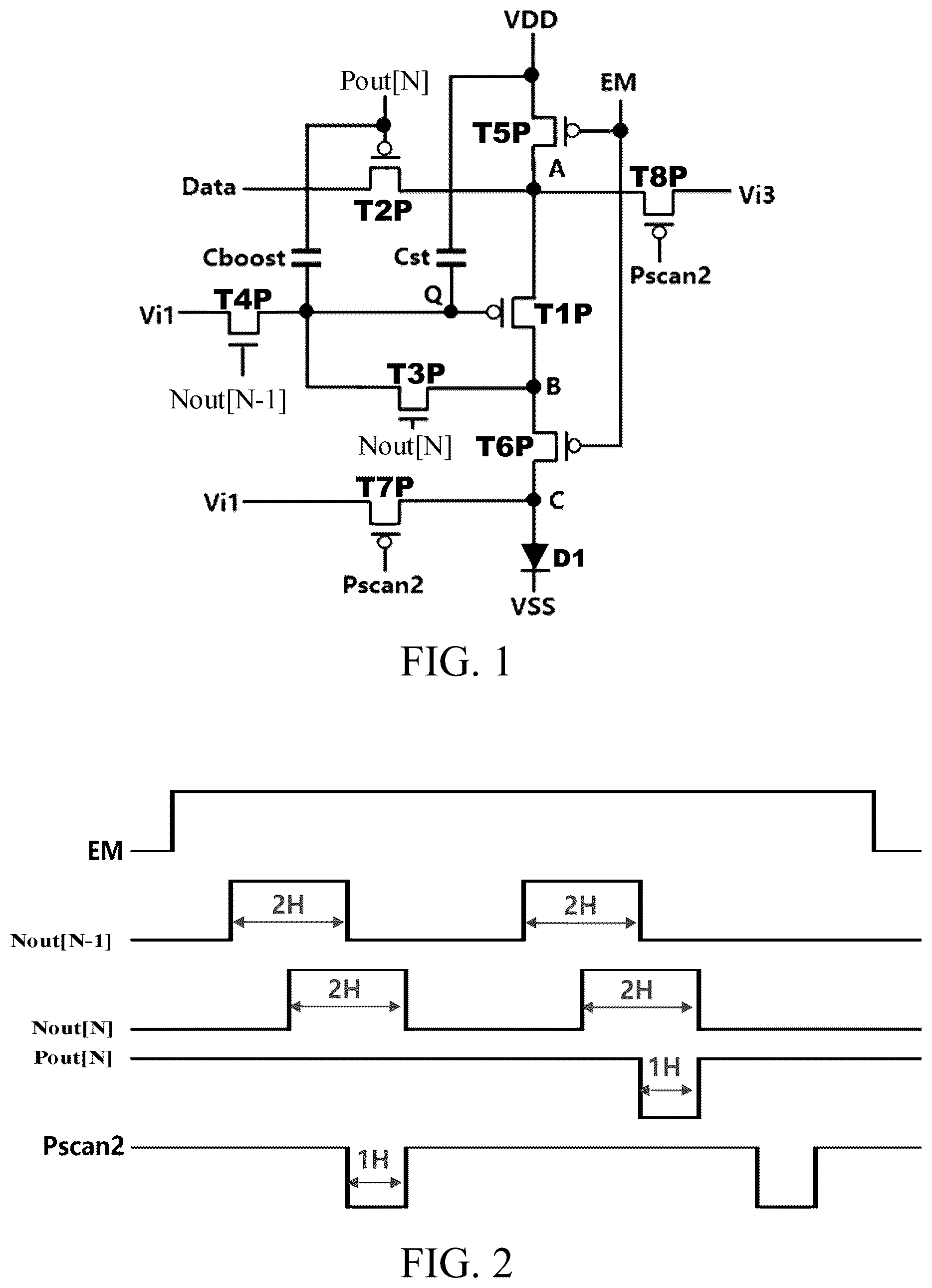 Patent US12361851 Figure 1 – Gate drive circuit and display panel