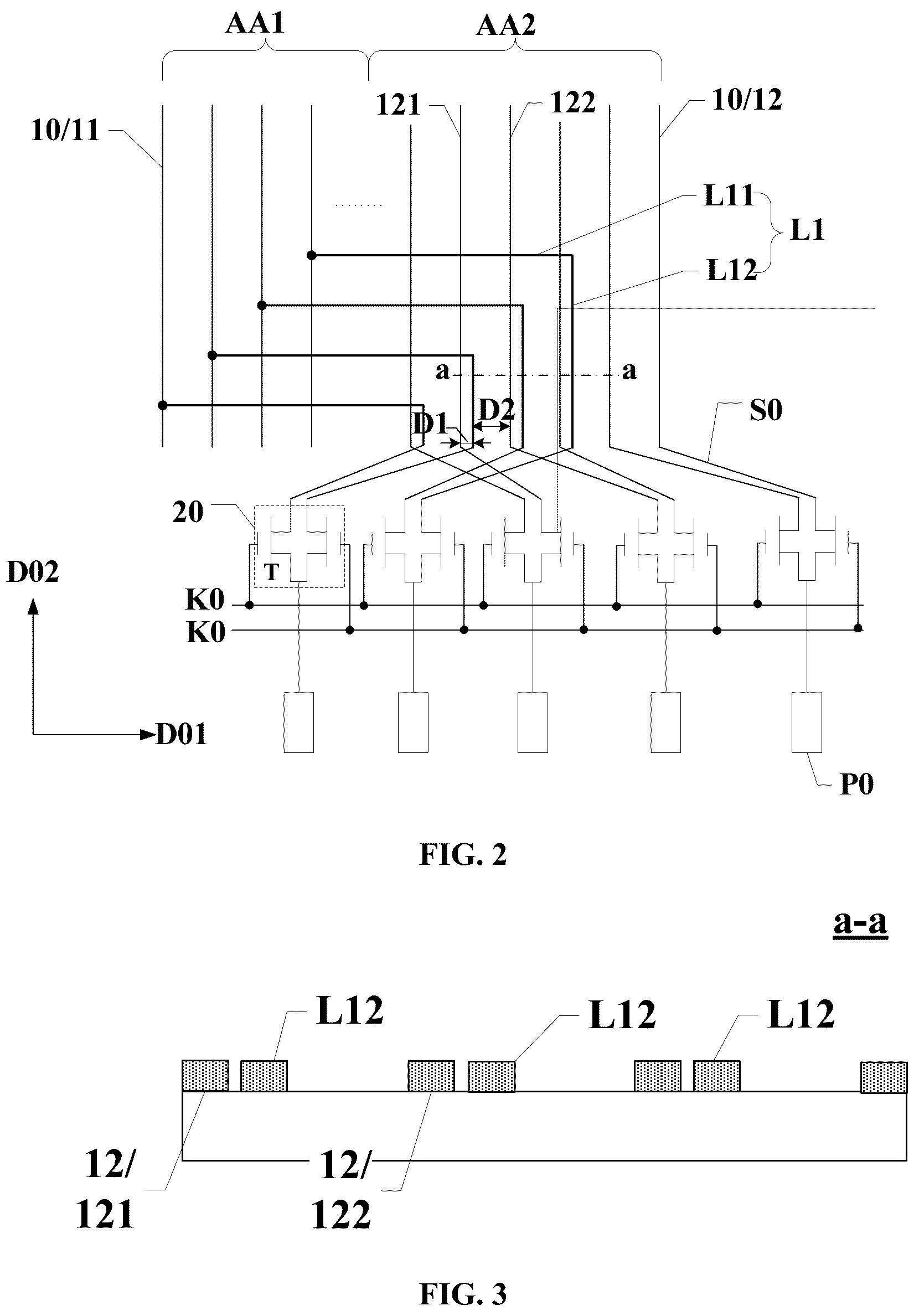 Patent US12361854 Figure 2 – Display panel and display device