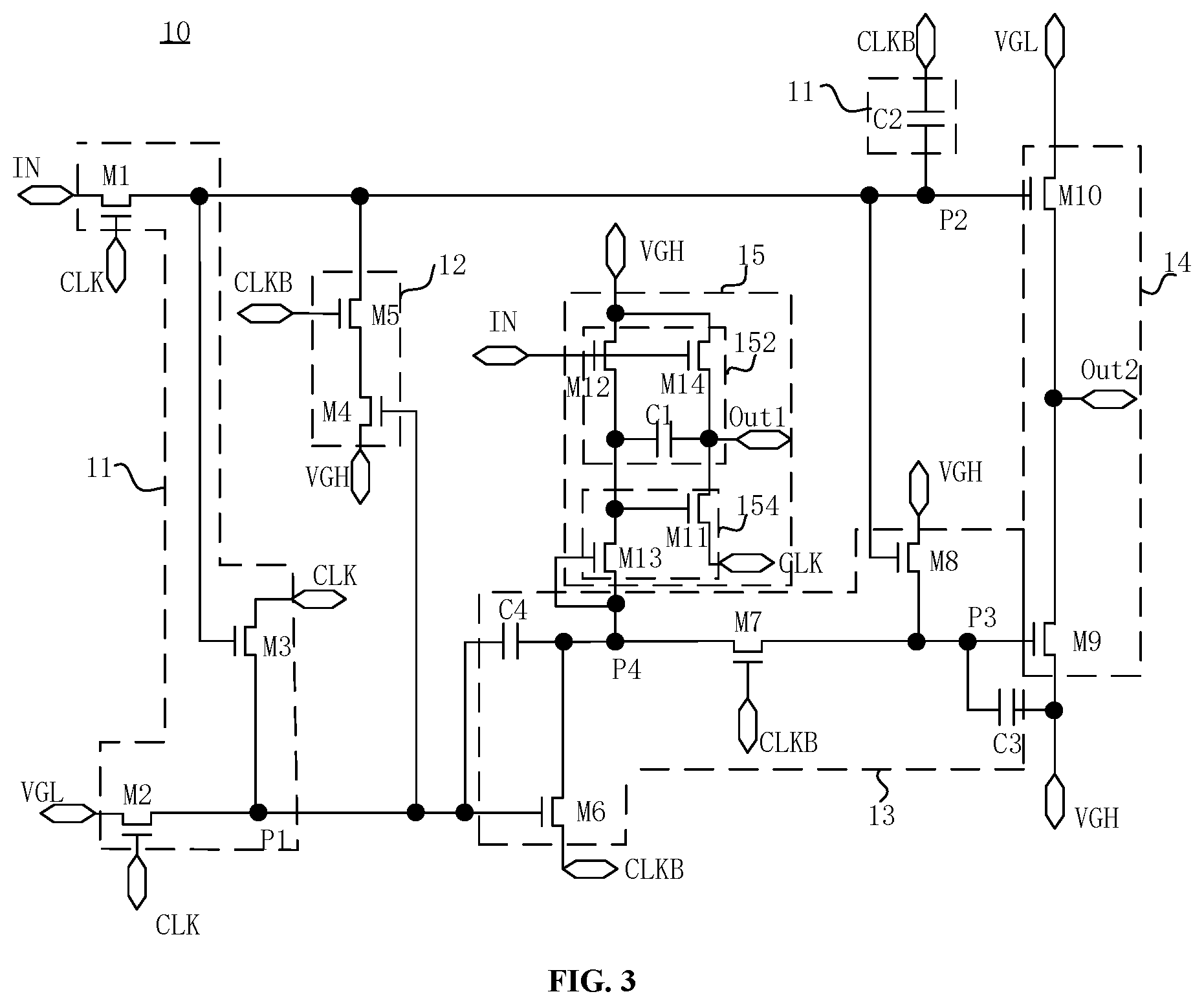 Patent US12361856 Figure 2 – Shift register, control method thereof, light-emitting control circuit, and display device