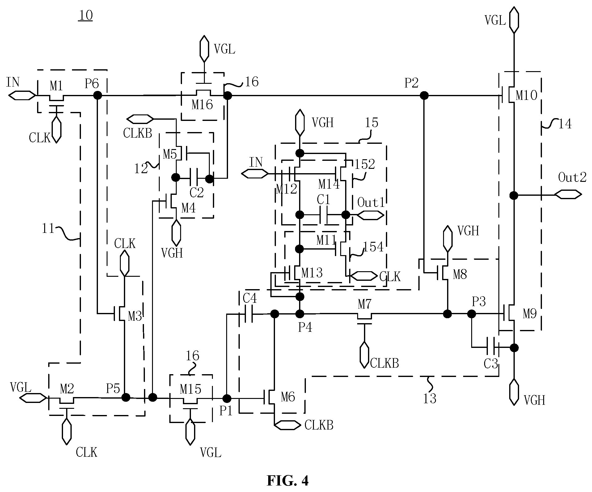 Patent US12361856 Figure 3 – Shift register, control method thereof, light-emitting control circuit, and display device