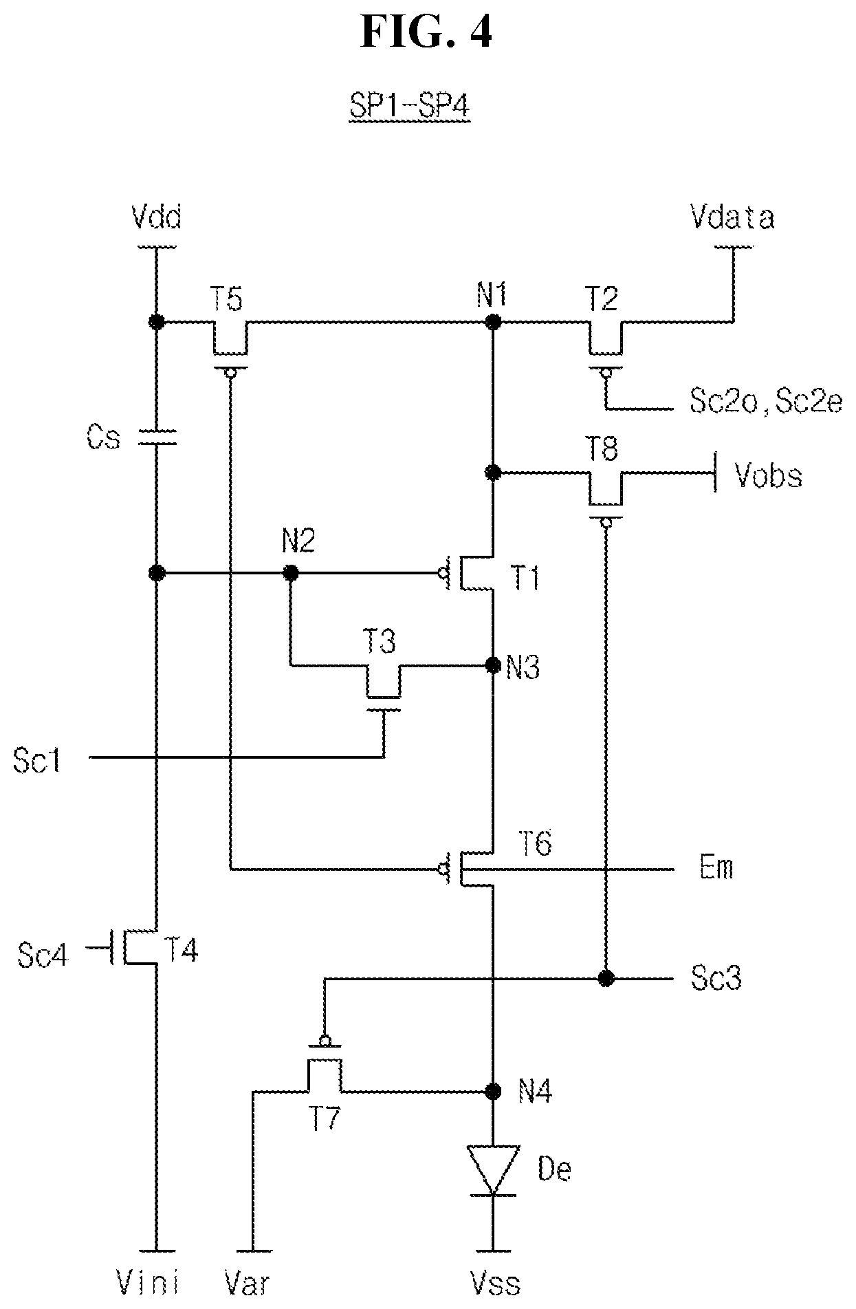 Patent US12361857 Figure 3 – Display device having improved response property and method of driving the same