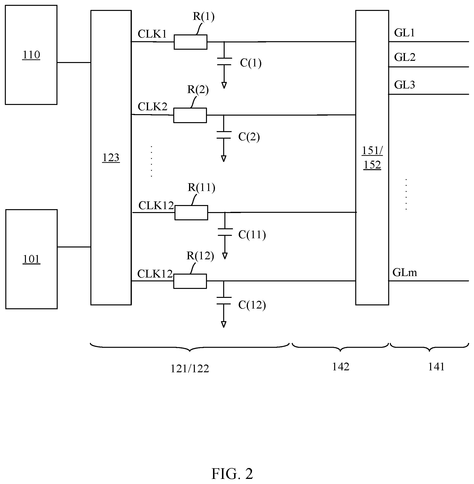Patent US12361859 Figure 2 – Display device
