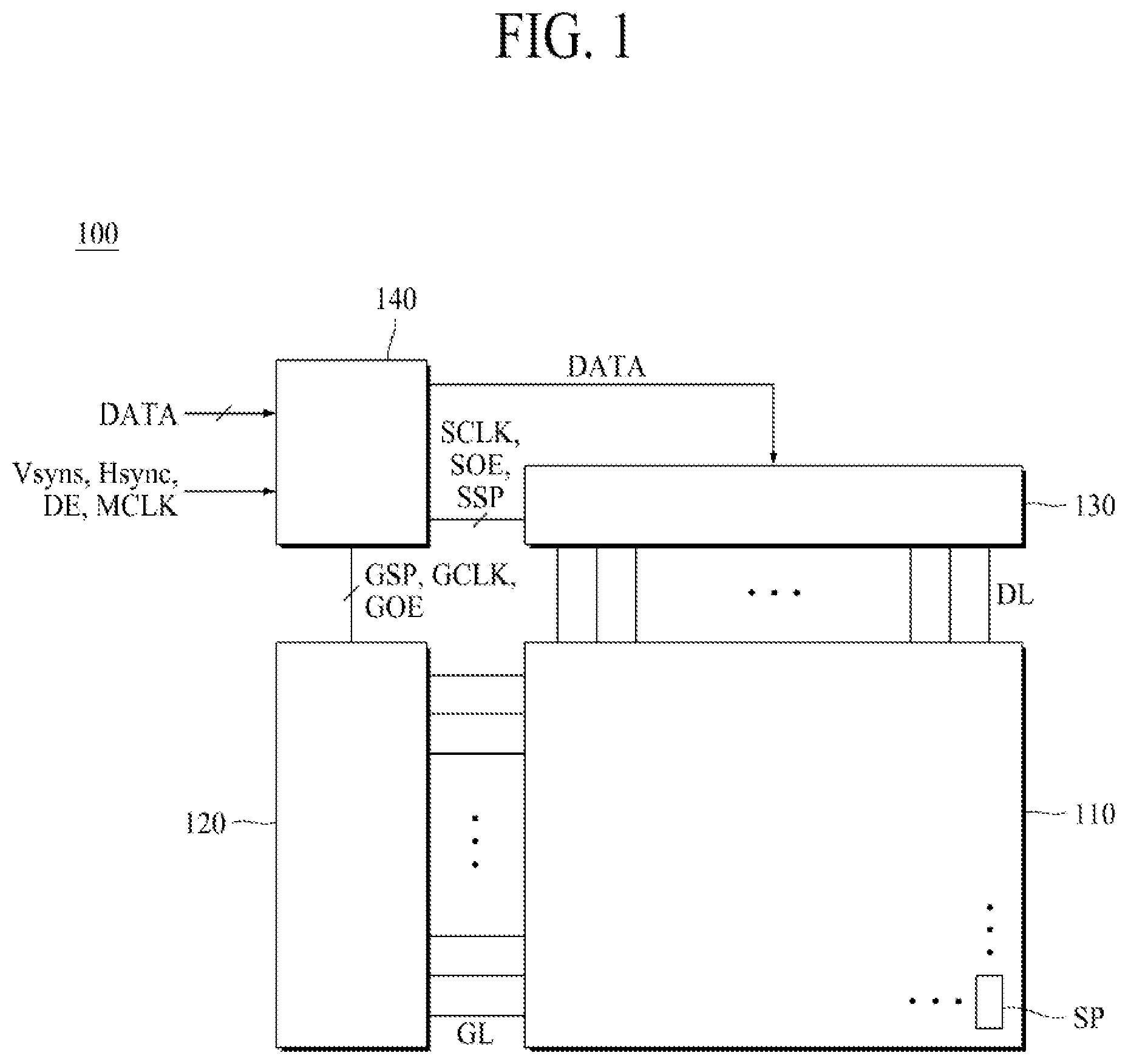 Patent US12361861 Figure 1 – Display apparatus