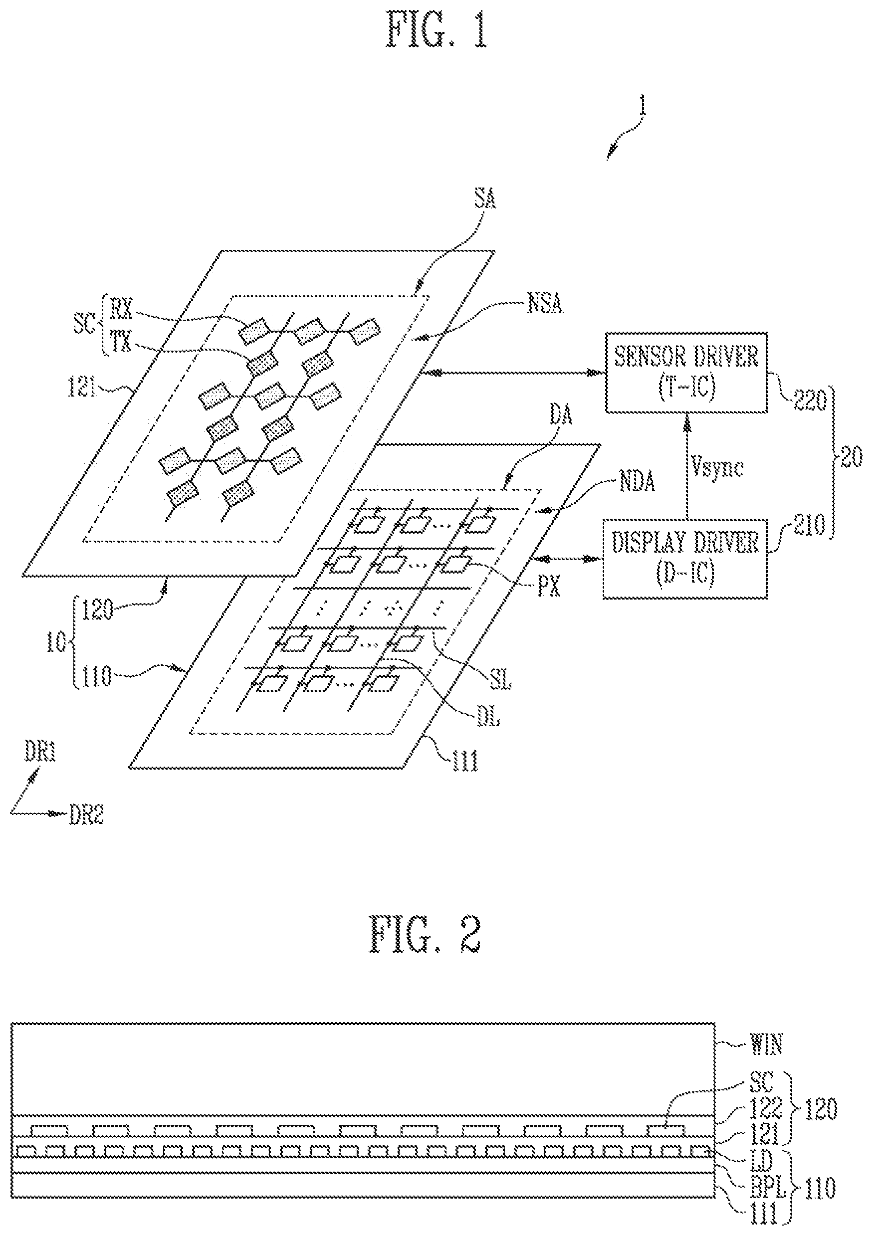 Patent US12361862 Figure 1 – Driving circuit, display device including the driving circuit, and method of driving the same